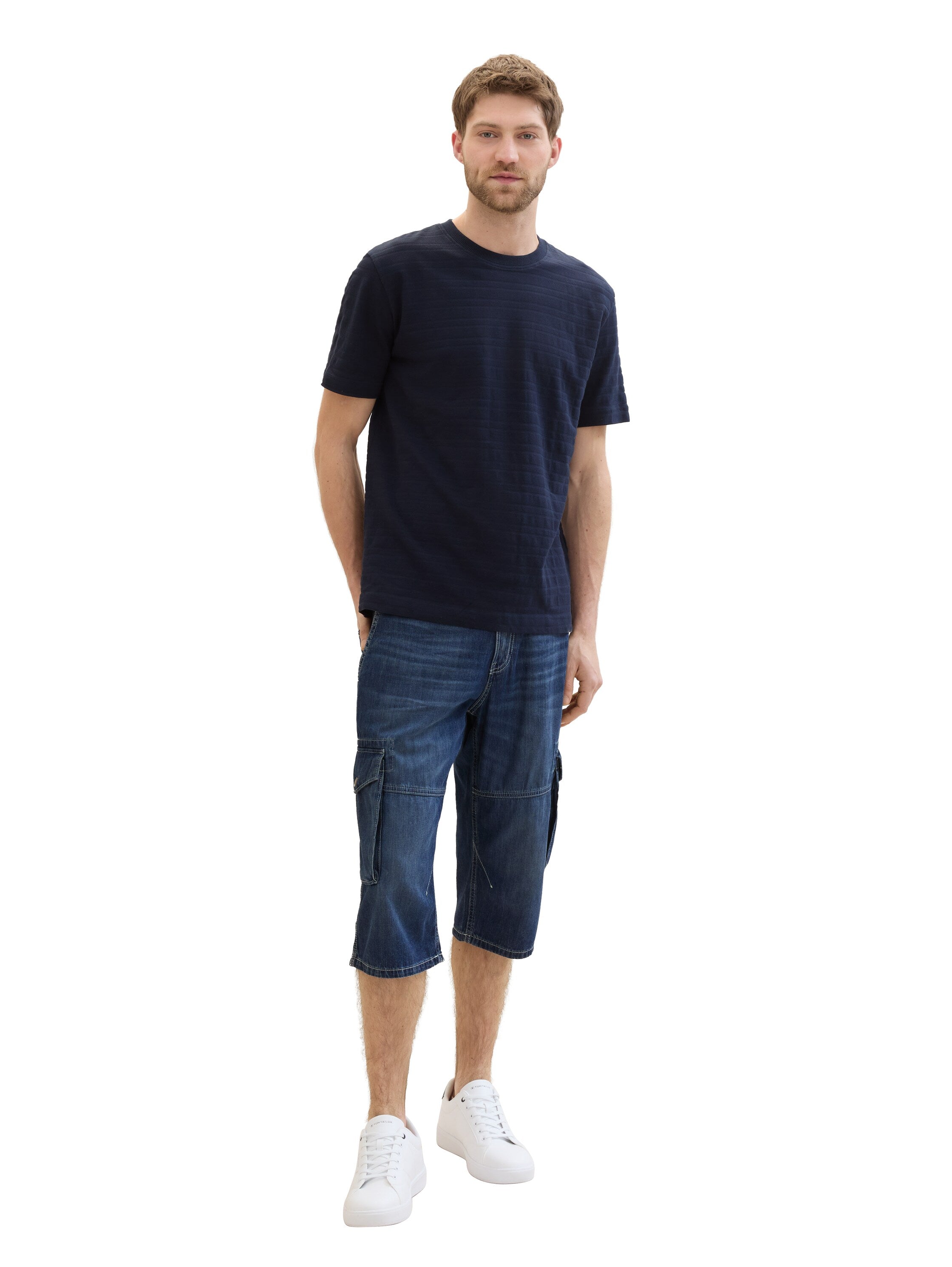TTMORRIS Herren Overknee Jeans Relaxed Fit