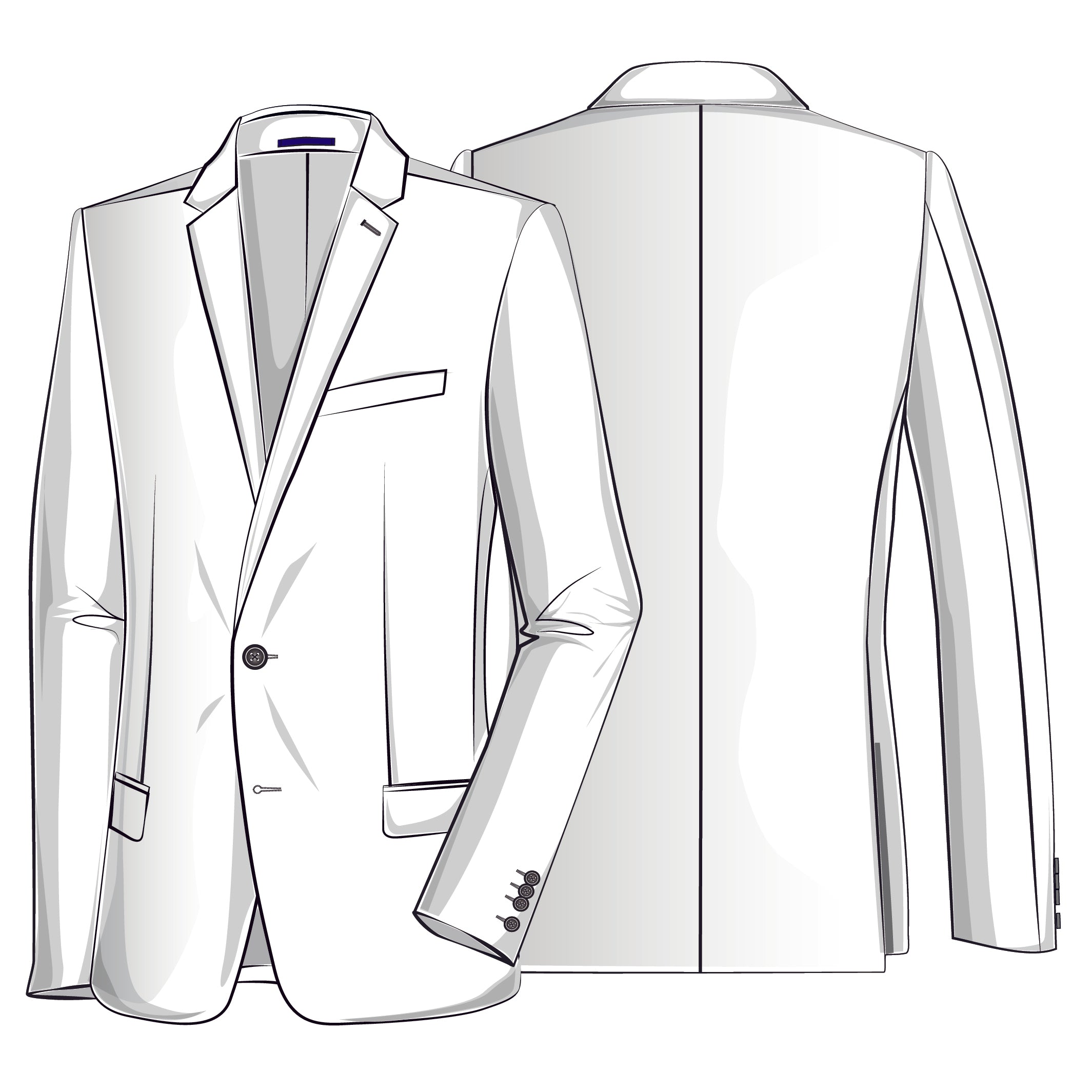 JOOP! Blazer Herren Klassisch Wolle Elasthan