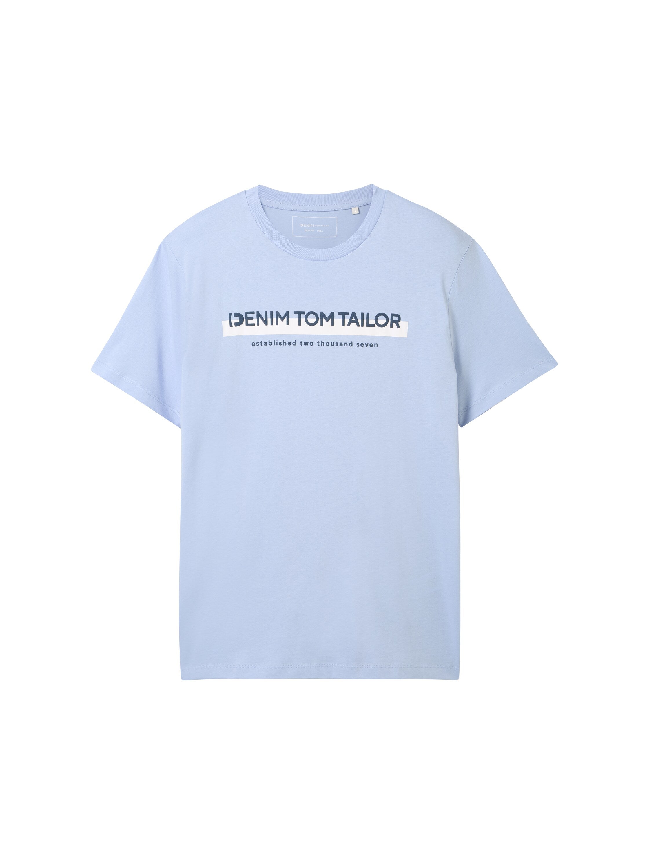 Tom Tailor Denim T-Shirt Basic Fit Herren mit Logo Print