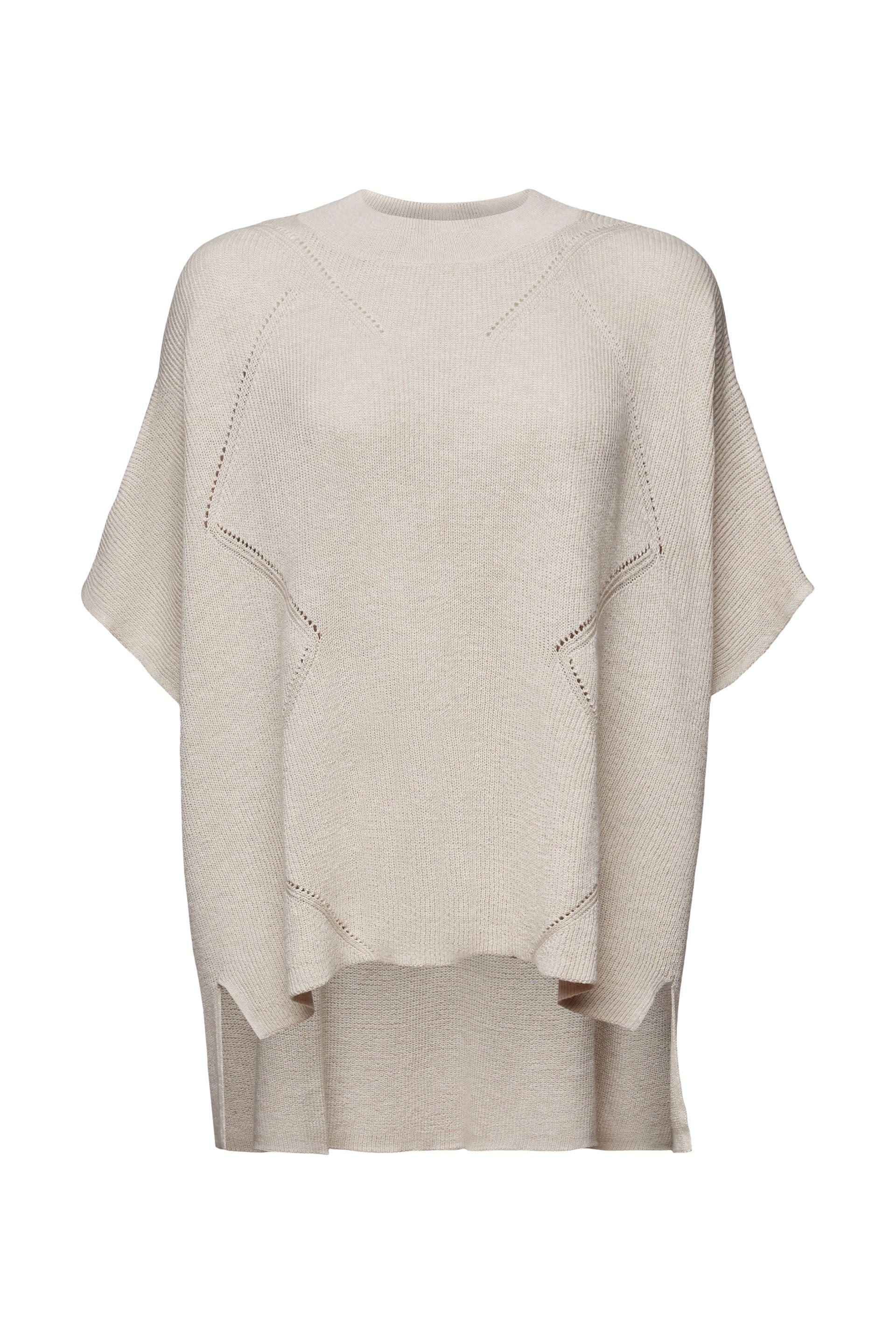 Esprit Baumwollmix Pullover für Damen Lockere Passform