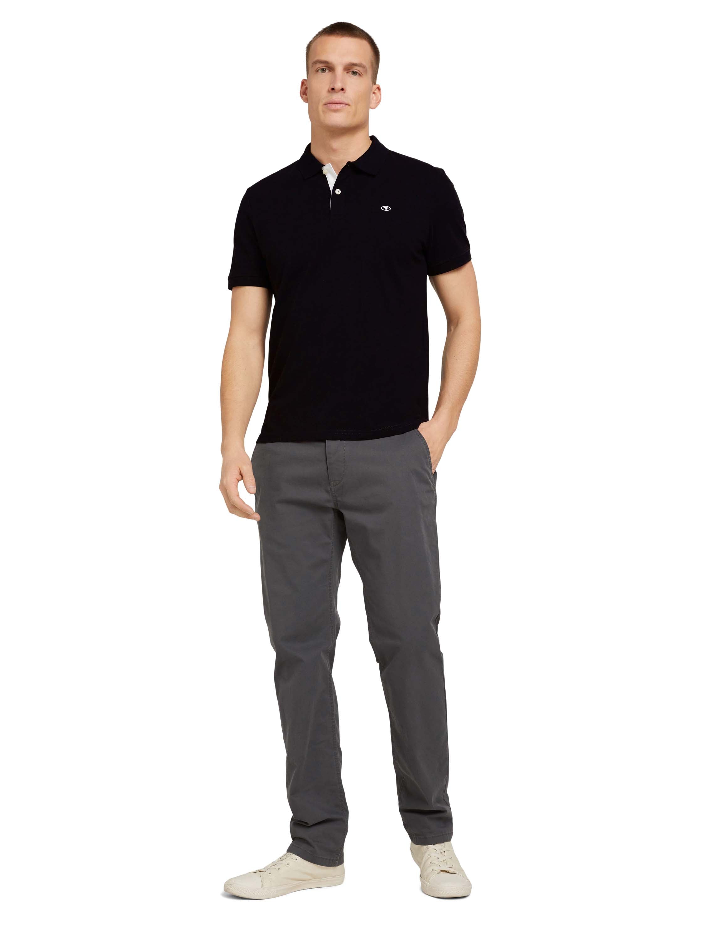 Tom Tailor Denim Polo-Shirt Herren mit Kontrastblende