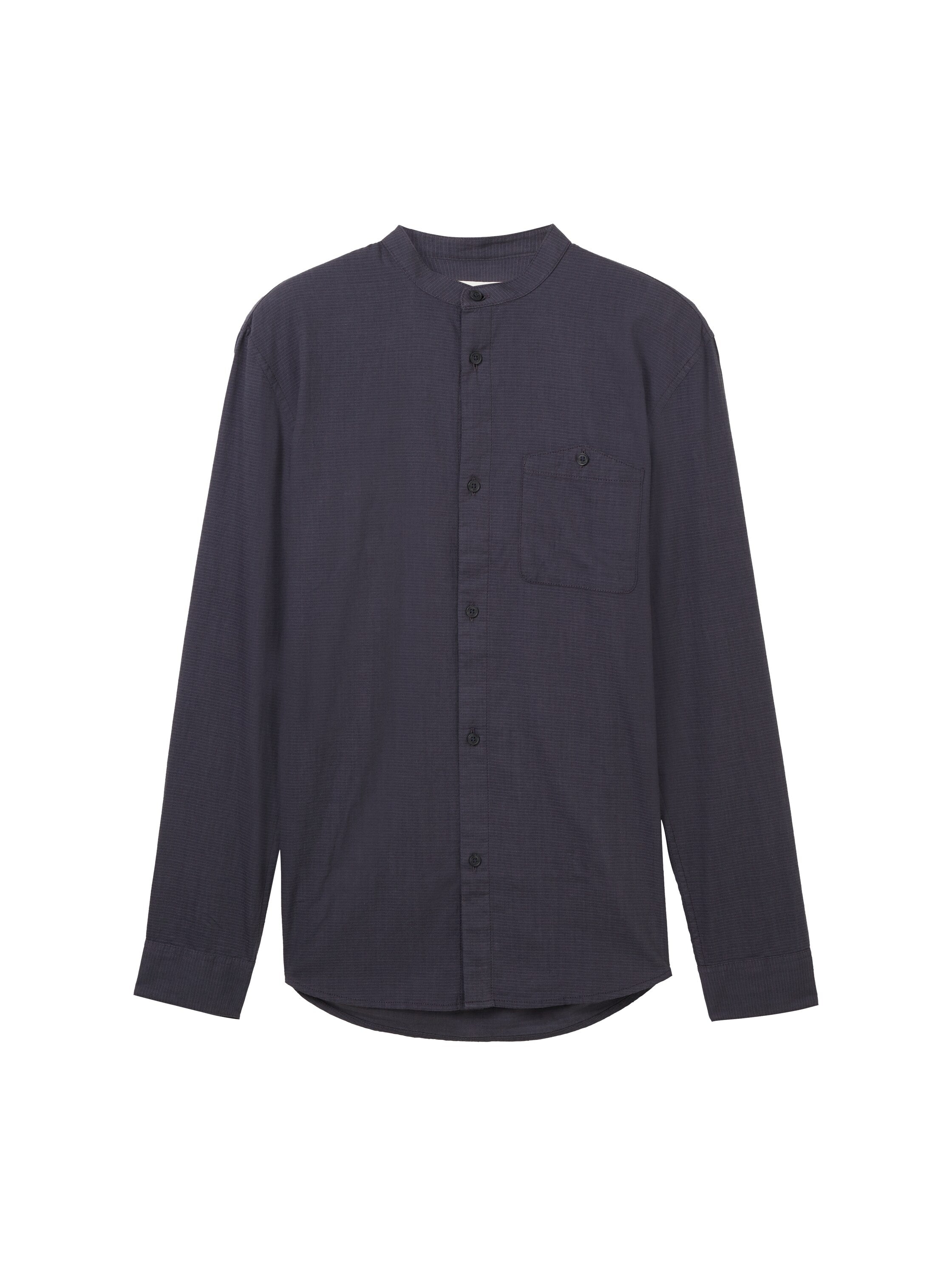 Basic Fit Hemd mit Stehkragen