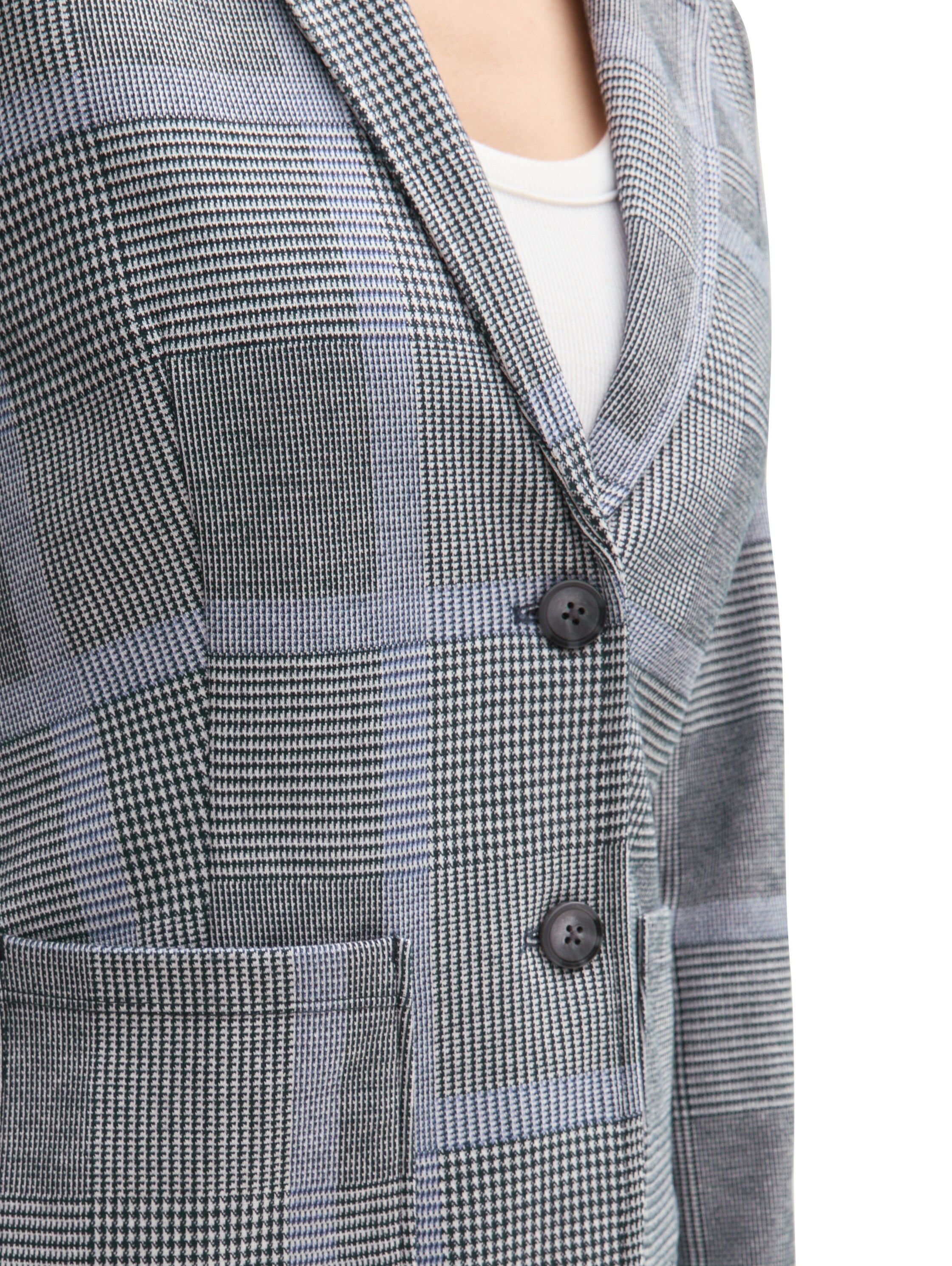 Regular Fit Blazer im Karomuster