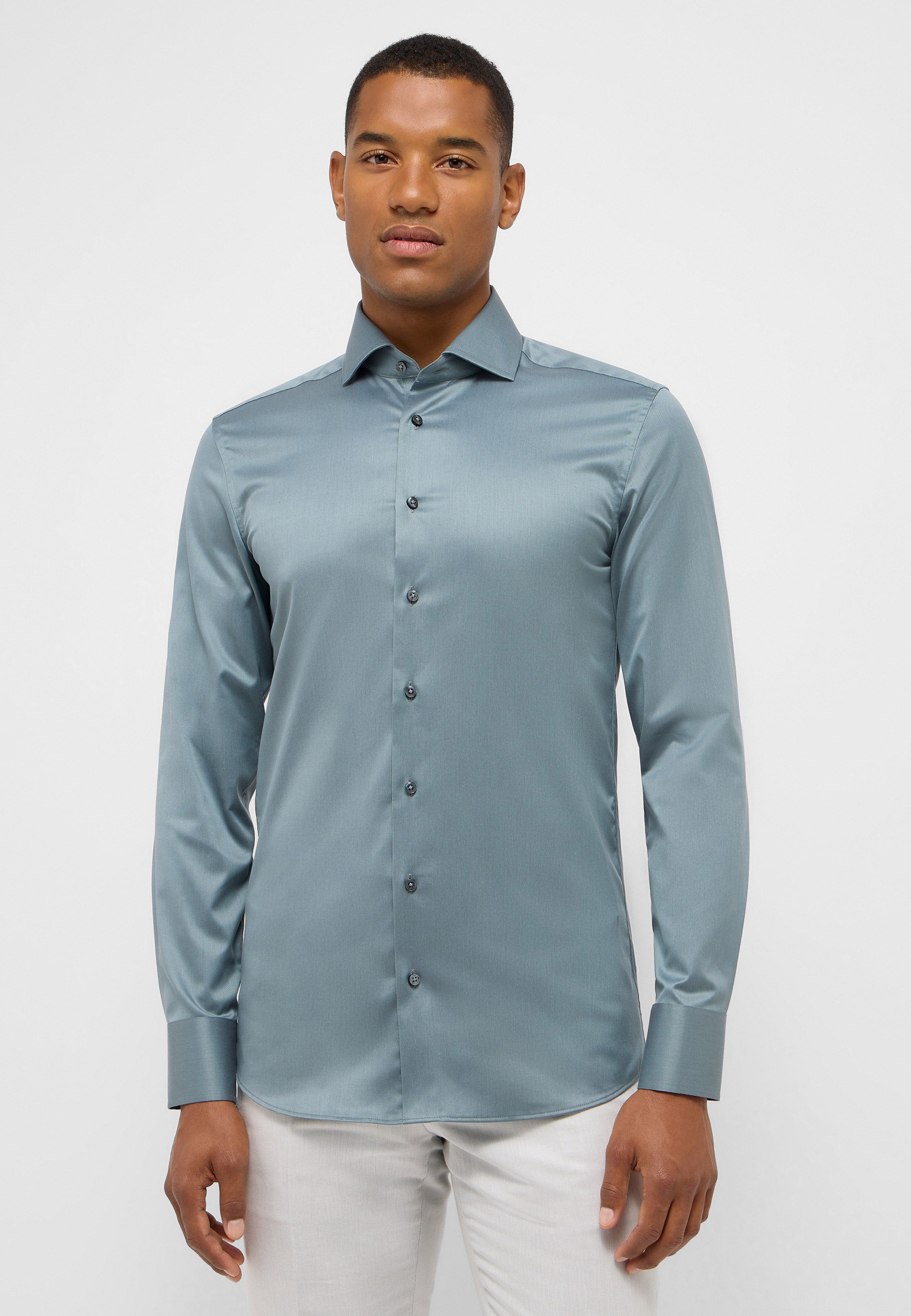 ETERNA Luxury Shirt Slim Fit Herren bügelfrei