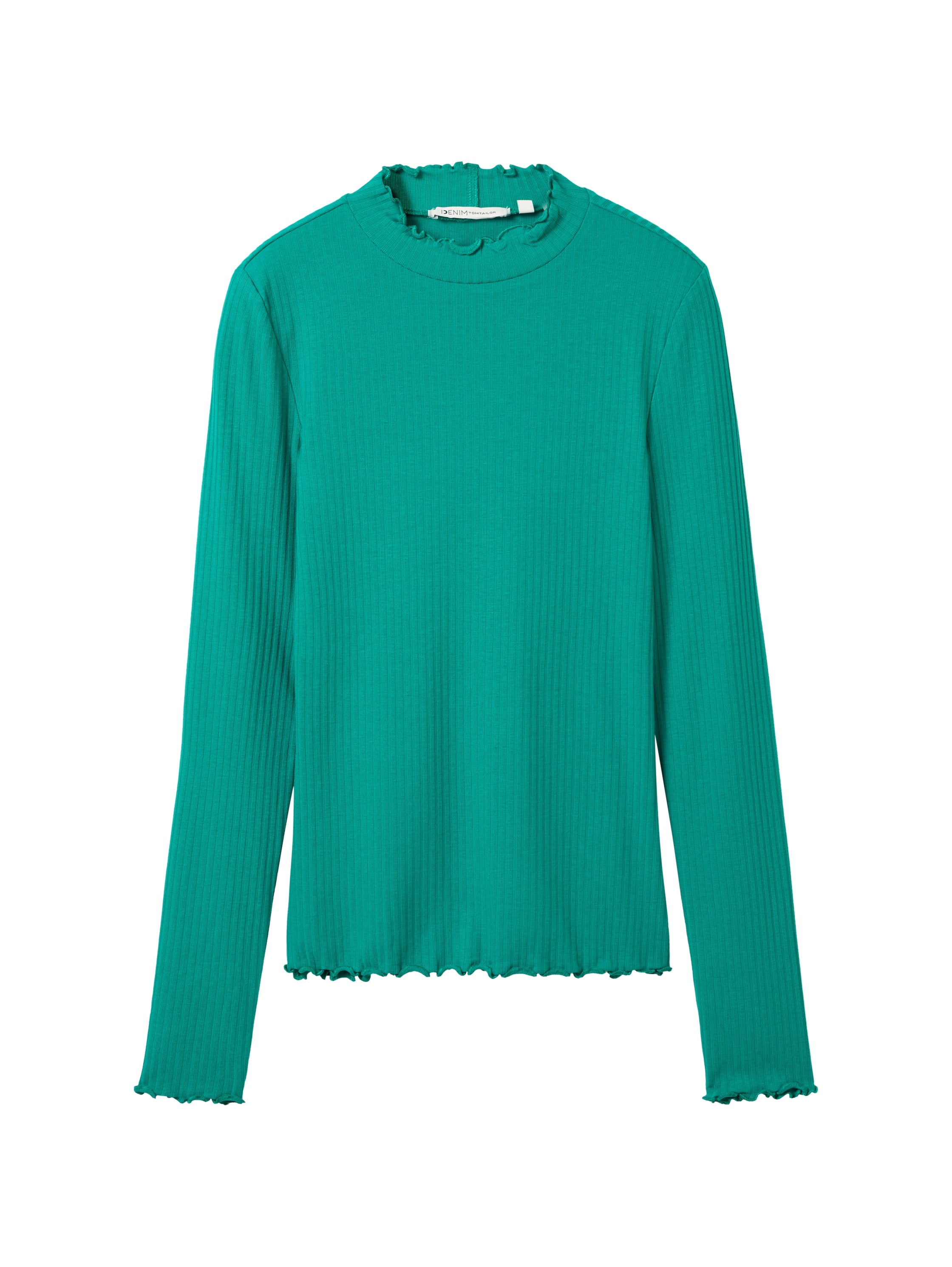 Tom Tailor Denim Female Bluse Regular Fit 48% Polyester 48% Viskose 4% Elasthan