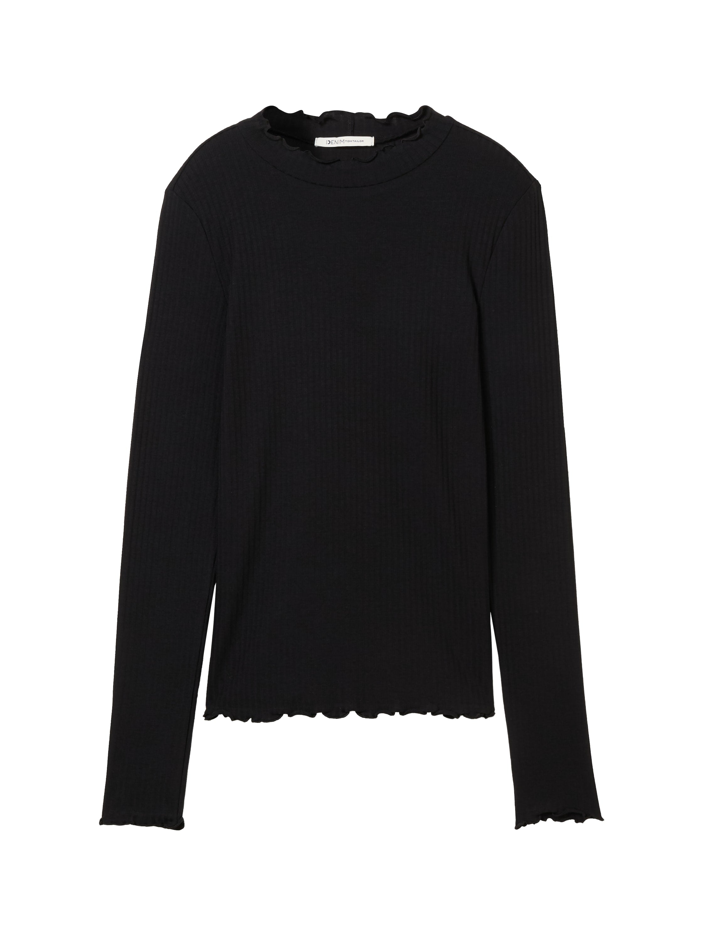 Tom Tailor Denim Female Bluse Regular Fit 48% Polyester 48% Viskose 4% Elasthan