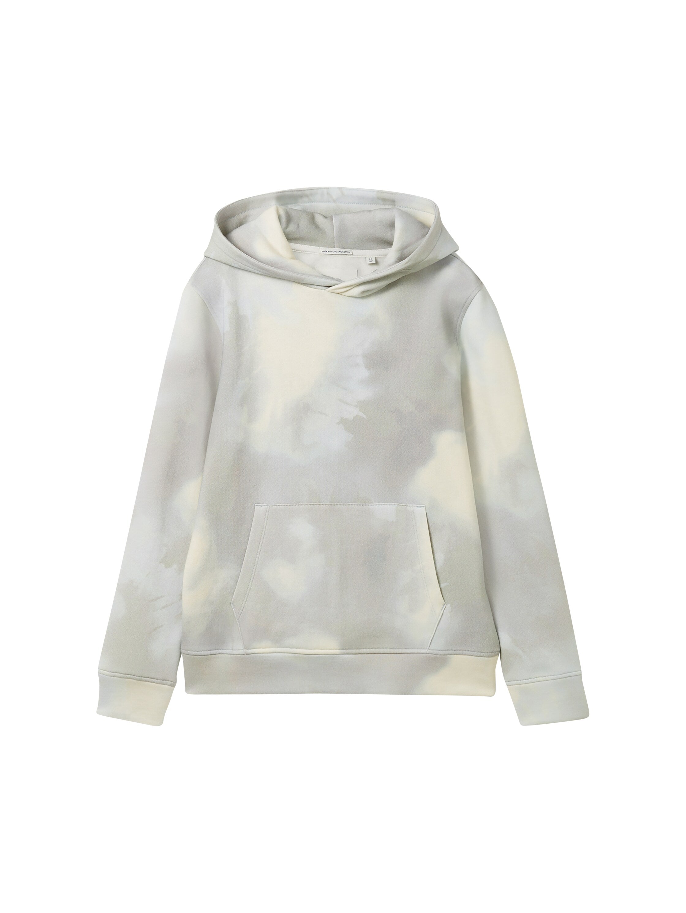 Tom Tailor Denim Hoodie für Kinder mit Allover Print und Bio-Baumwolle