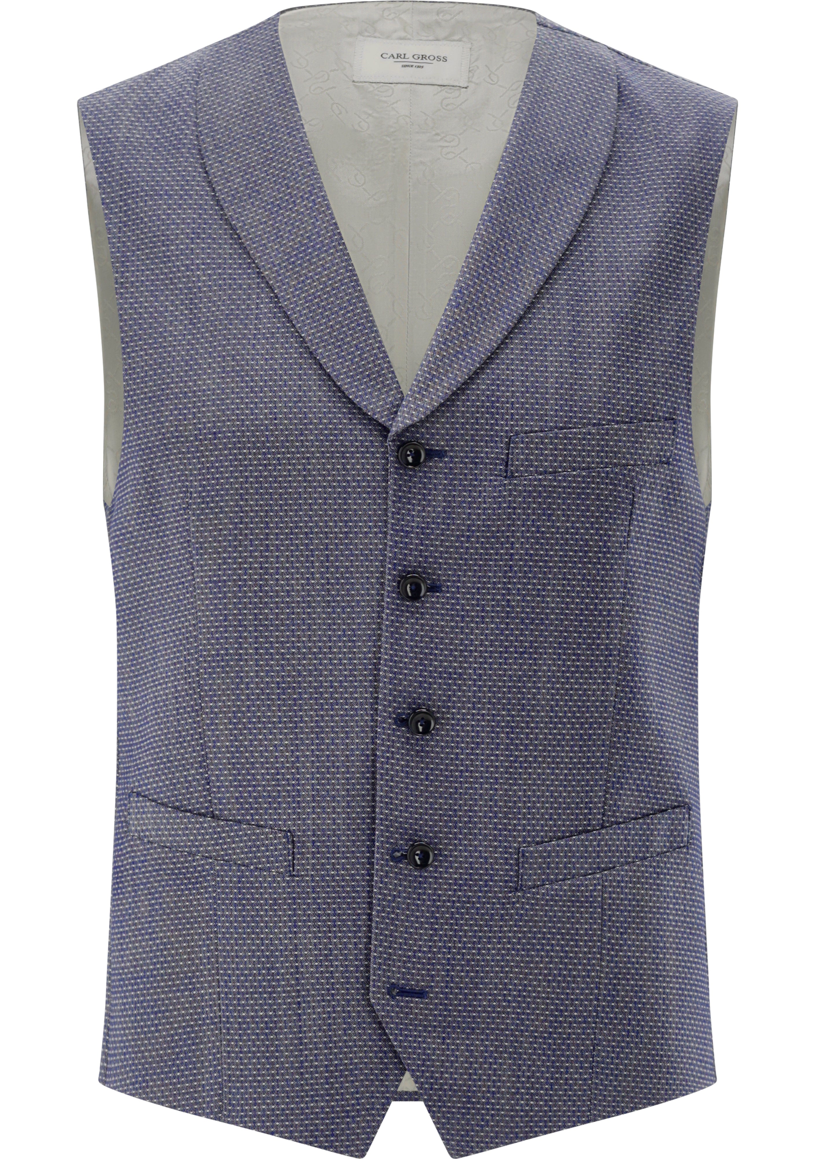 CARL GROSS NOS Weste CG Warren Modern Fit Herren Elegant