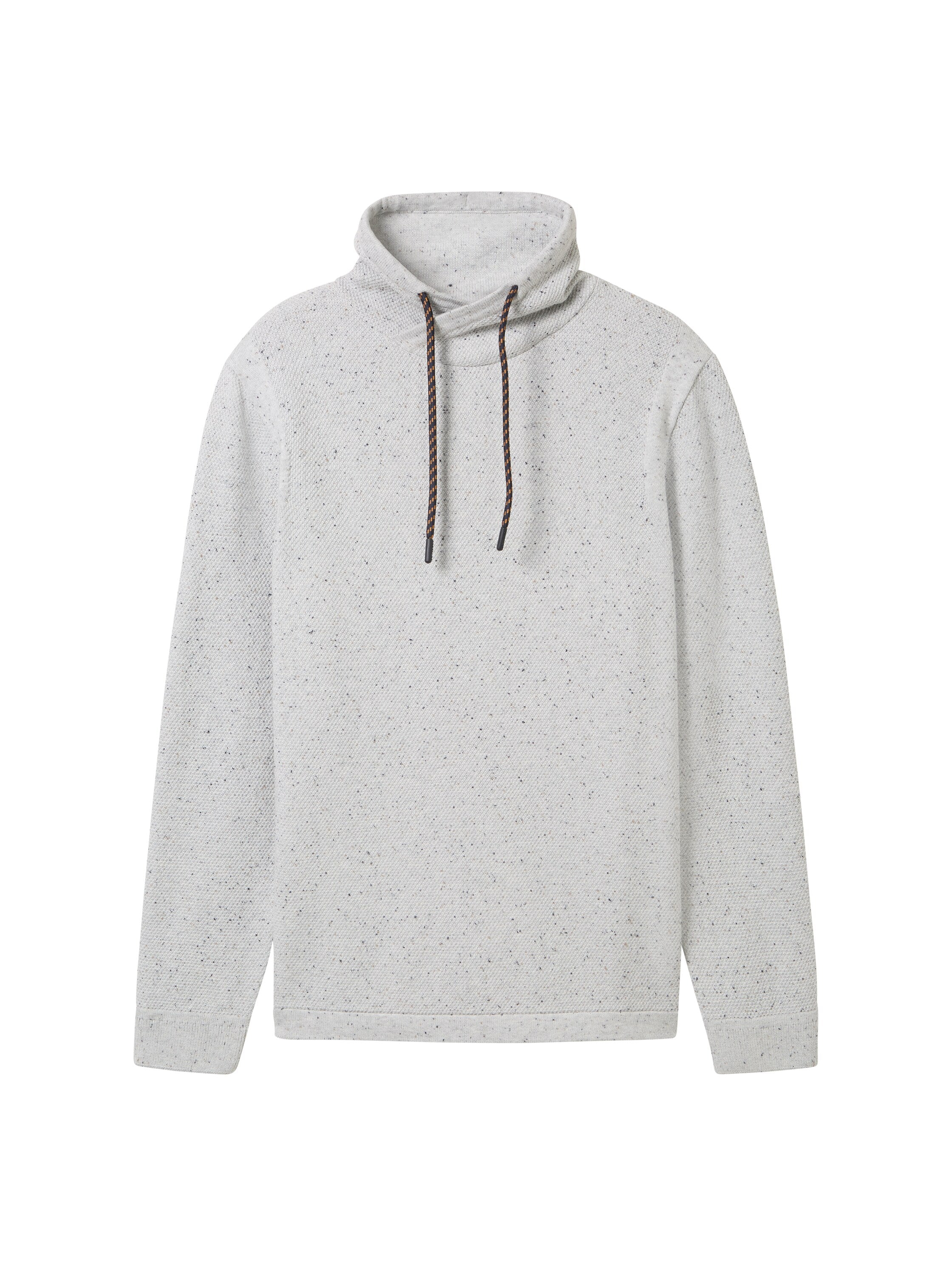 Tom Tailor Denim Male & Female Herren Pullover mit Kordelzug Baumwolle