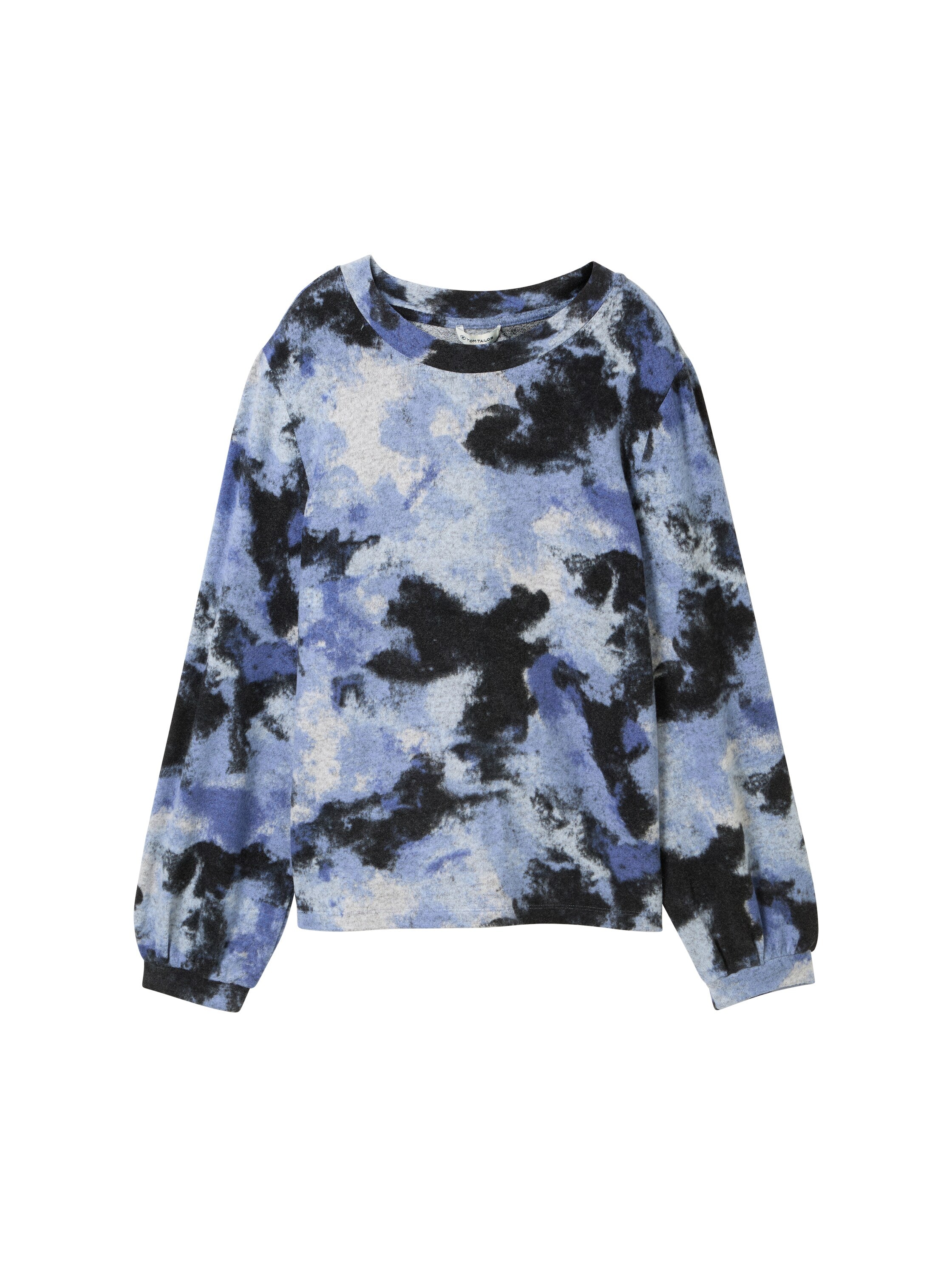 Regular Fit Damen Bluse mit floralem Design Viskose Polyester Elasthan