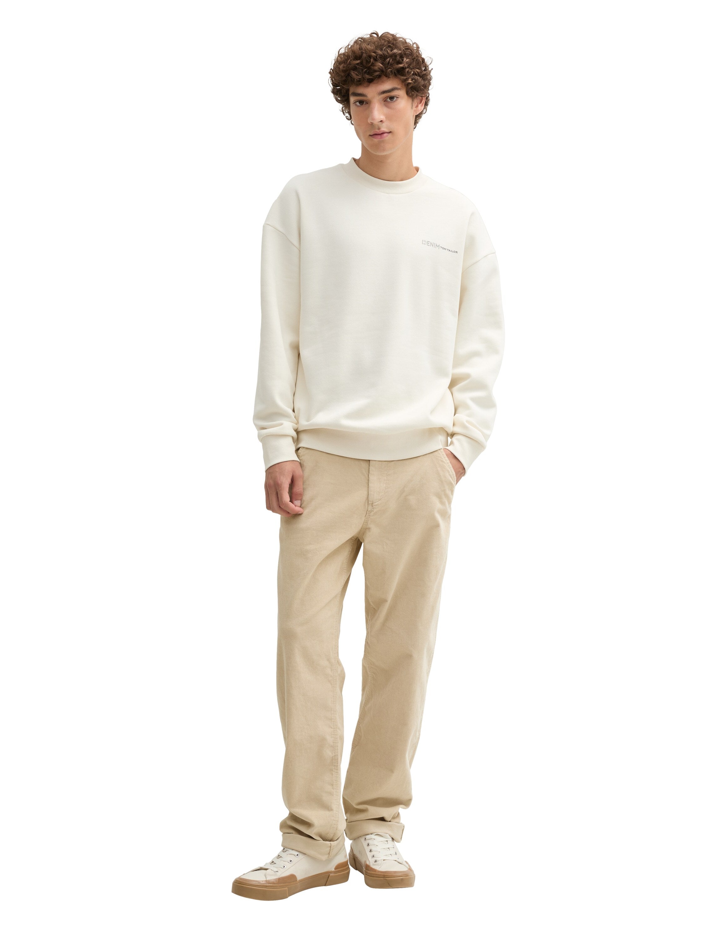 Tom Tailor Denim Male Hose mit Eingriffstaschen Männlich Baumwolle