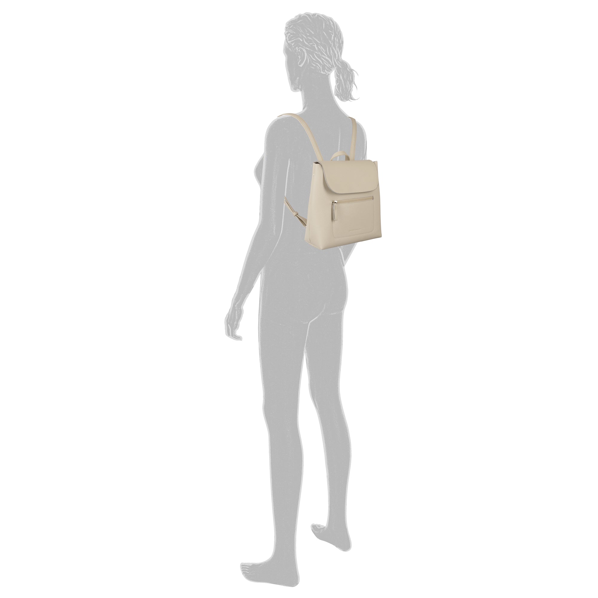 Tom Tailor Damen Rucksack Leichter Beige