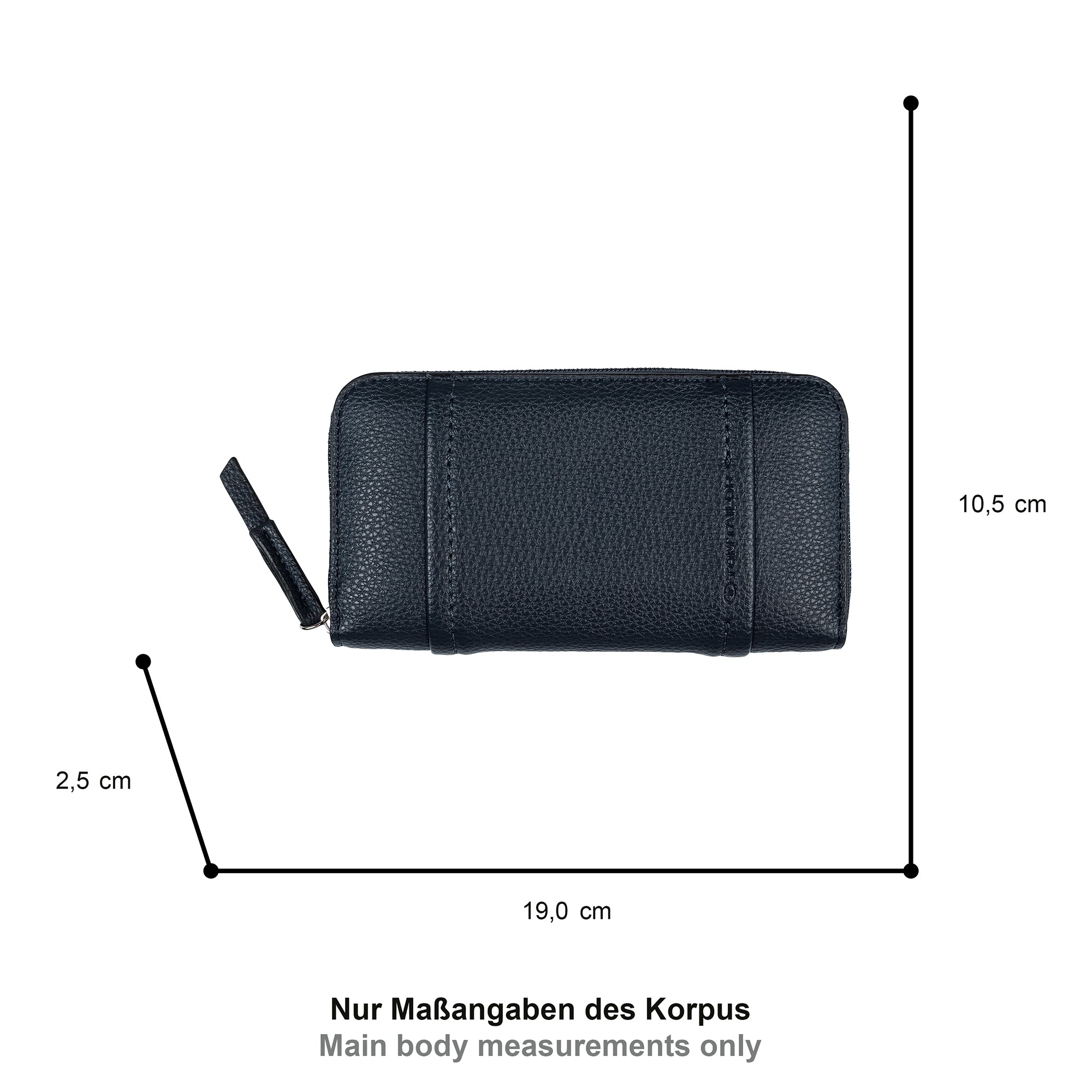 Beheim International Brands Geldbörse für Damen Leder Look Groß