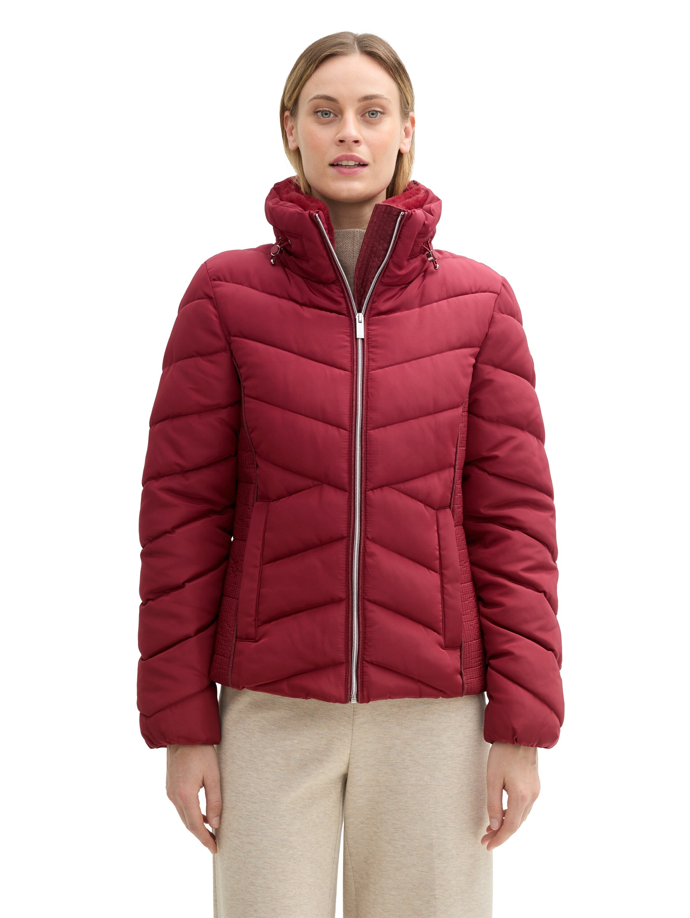 Tom Tailor Denim Jacke Stehkragen Damen wasserabweisend