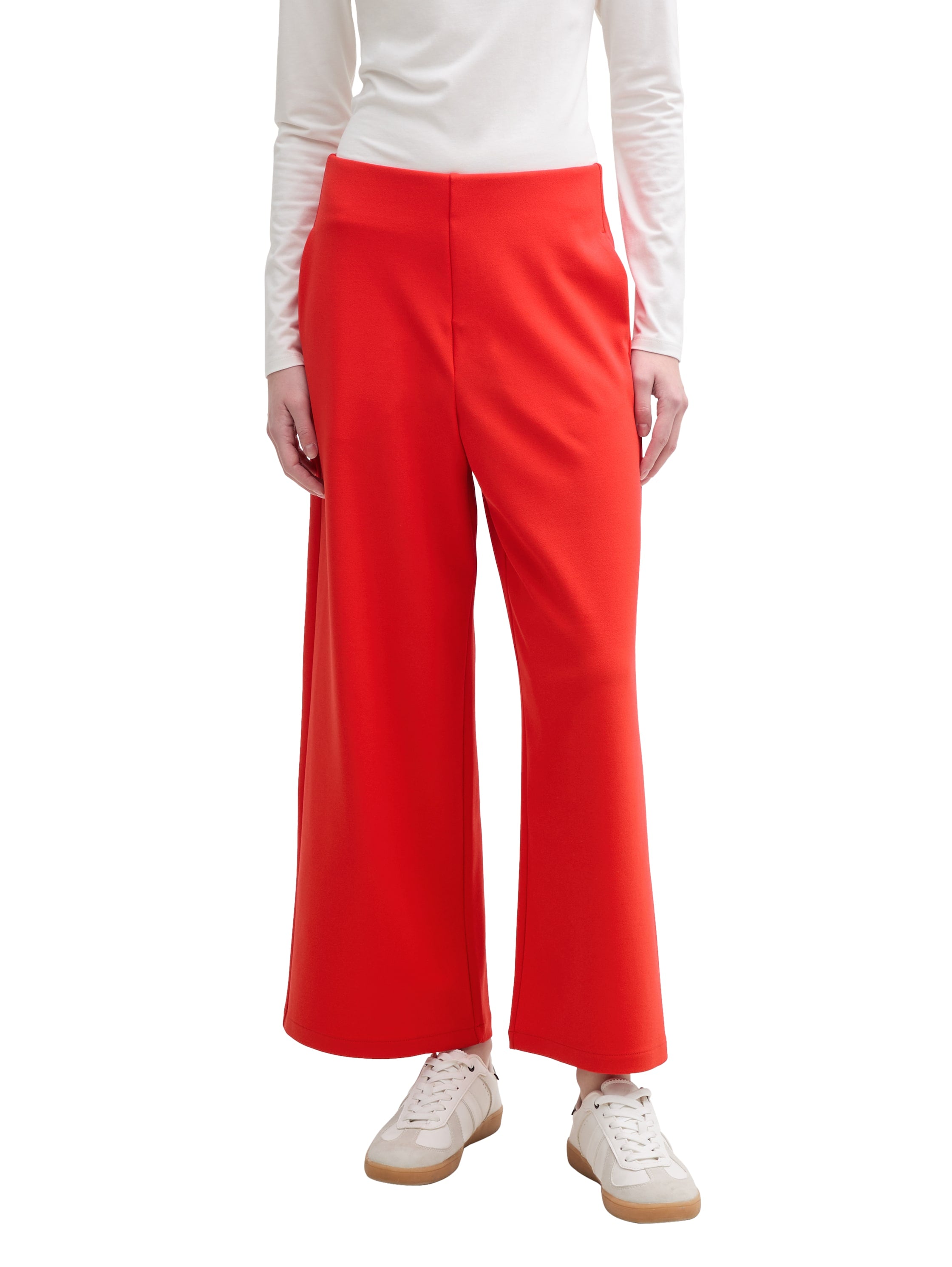 Tom Tailor Denim Damen Culotte Hose mit elastischem Bund