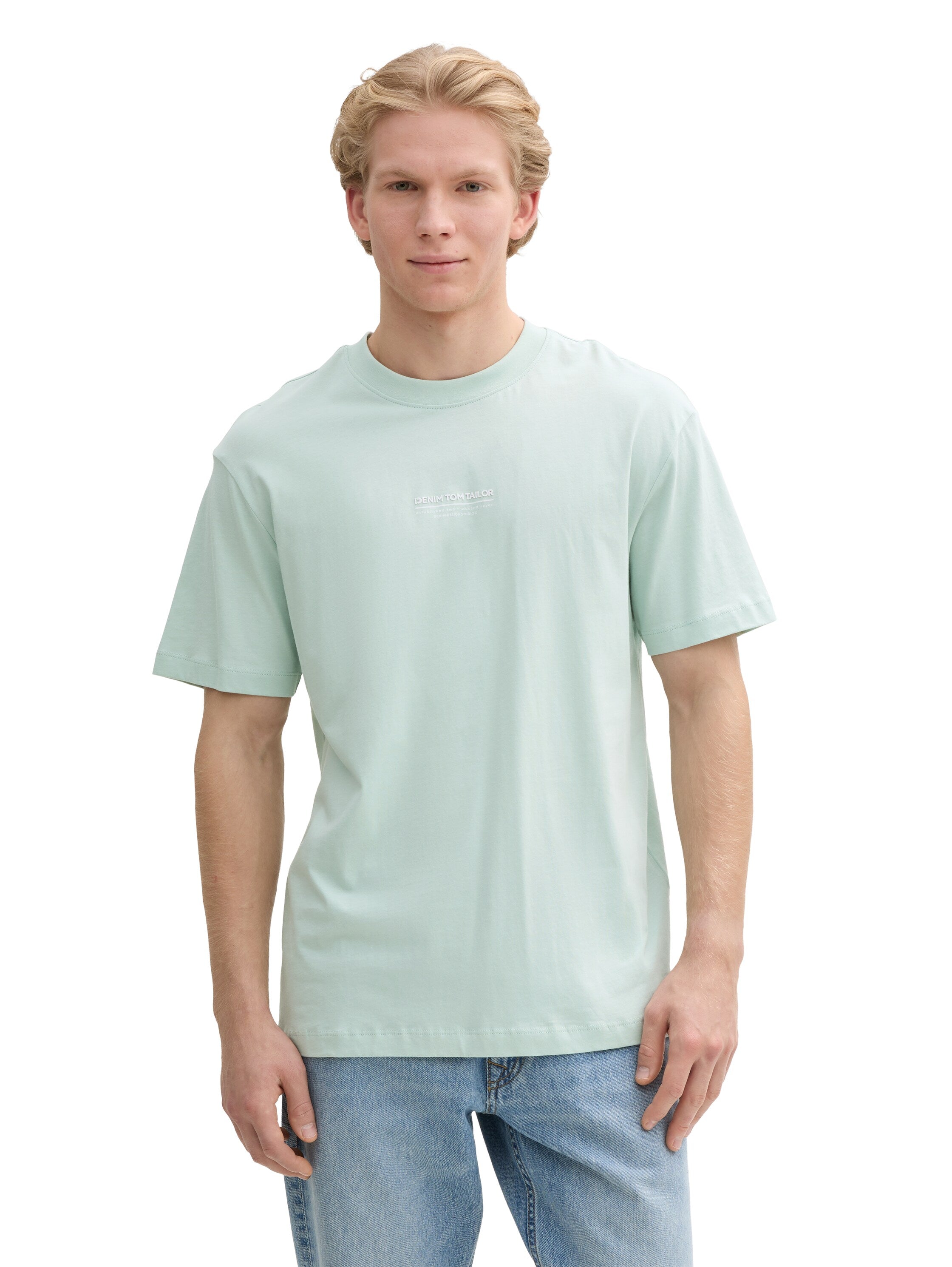 Tom Tailor Denim T-Shirt Erwachsene Männlich aus 100 % Baumwolle