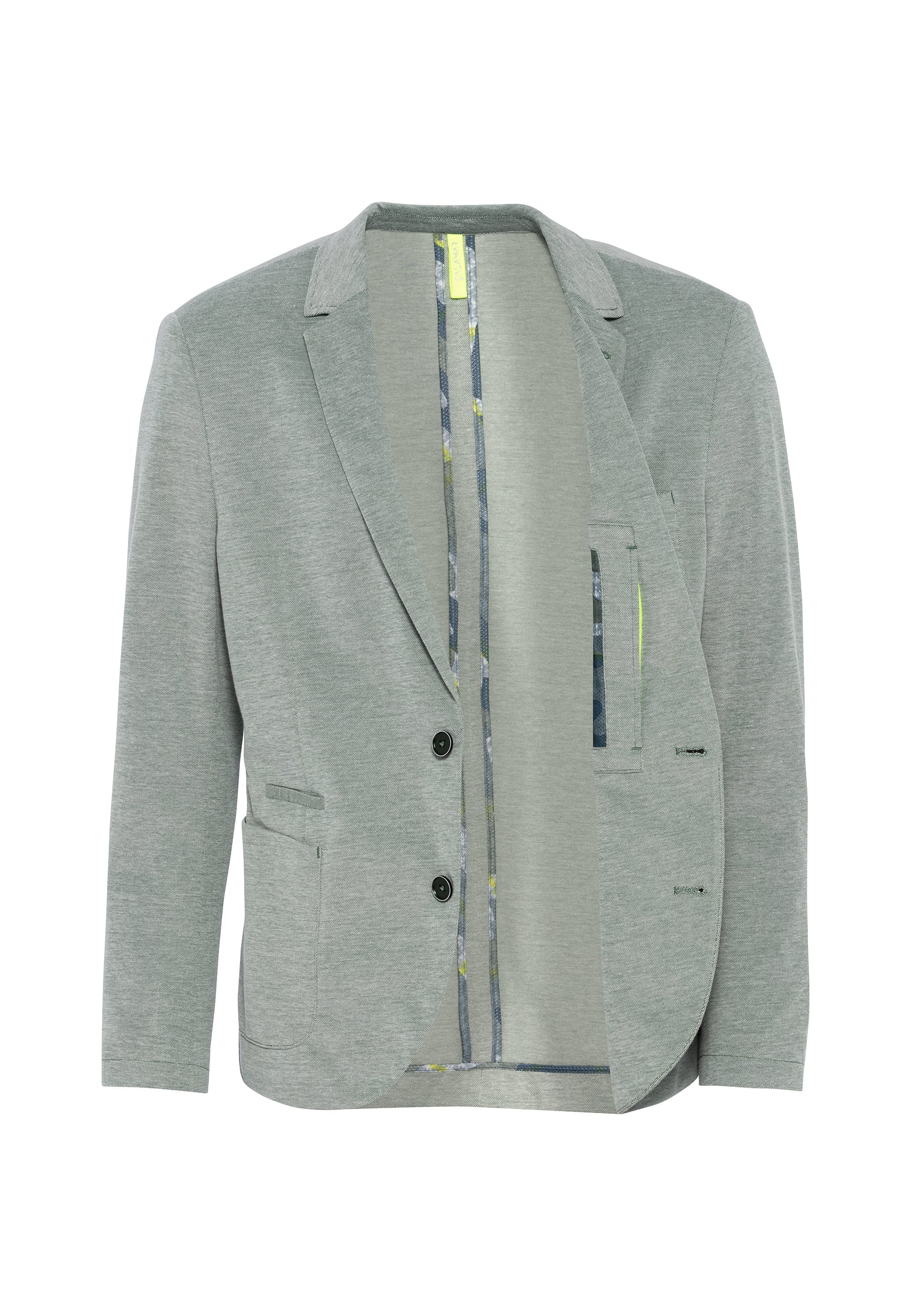 CALAMAR Jersey Sakko Slim Fit Herren gruen