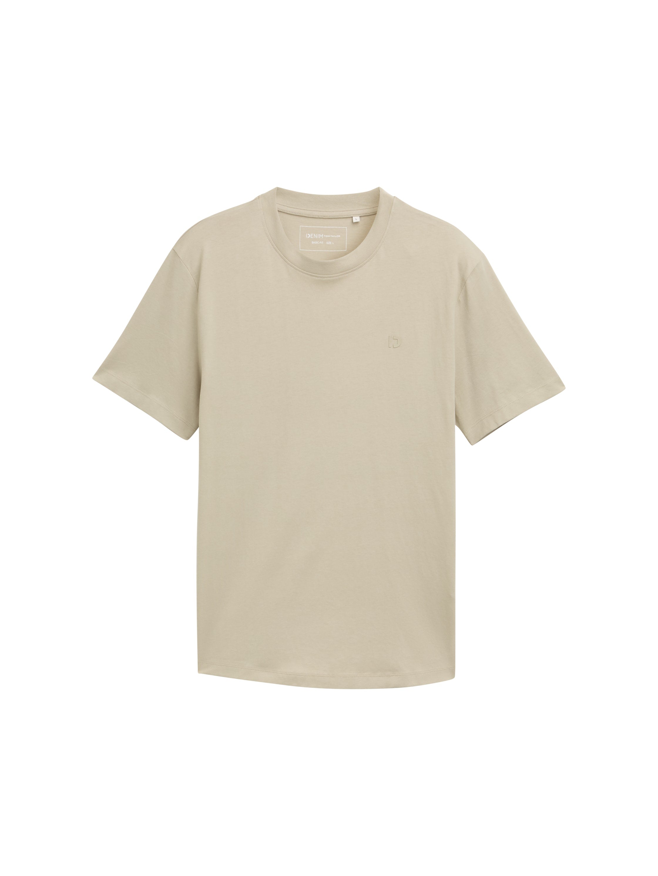 Tom Tailor Denim Basic Fit T-Shirt Herren mit Rundhalsausschnitt