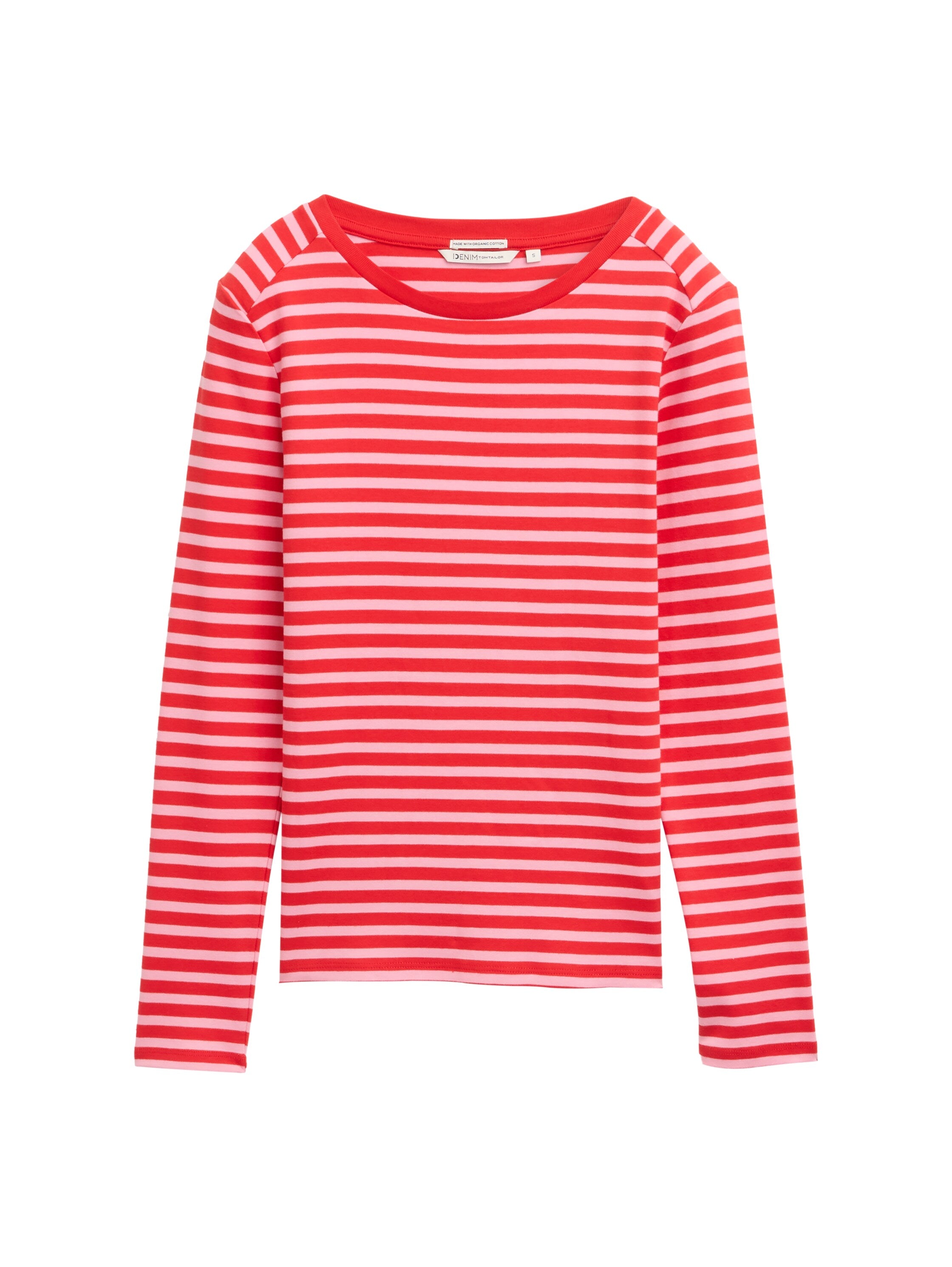 Tom Tailor Damen T-Shirt Regular Fit Bio-Baumwolle