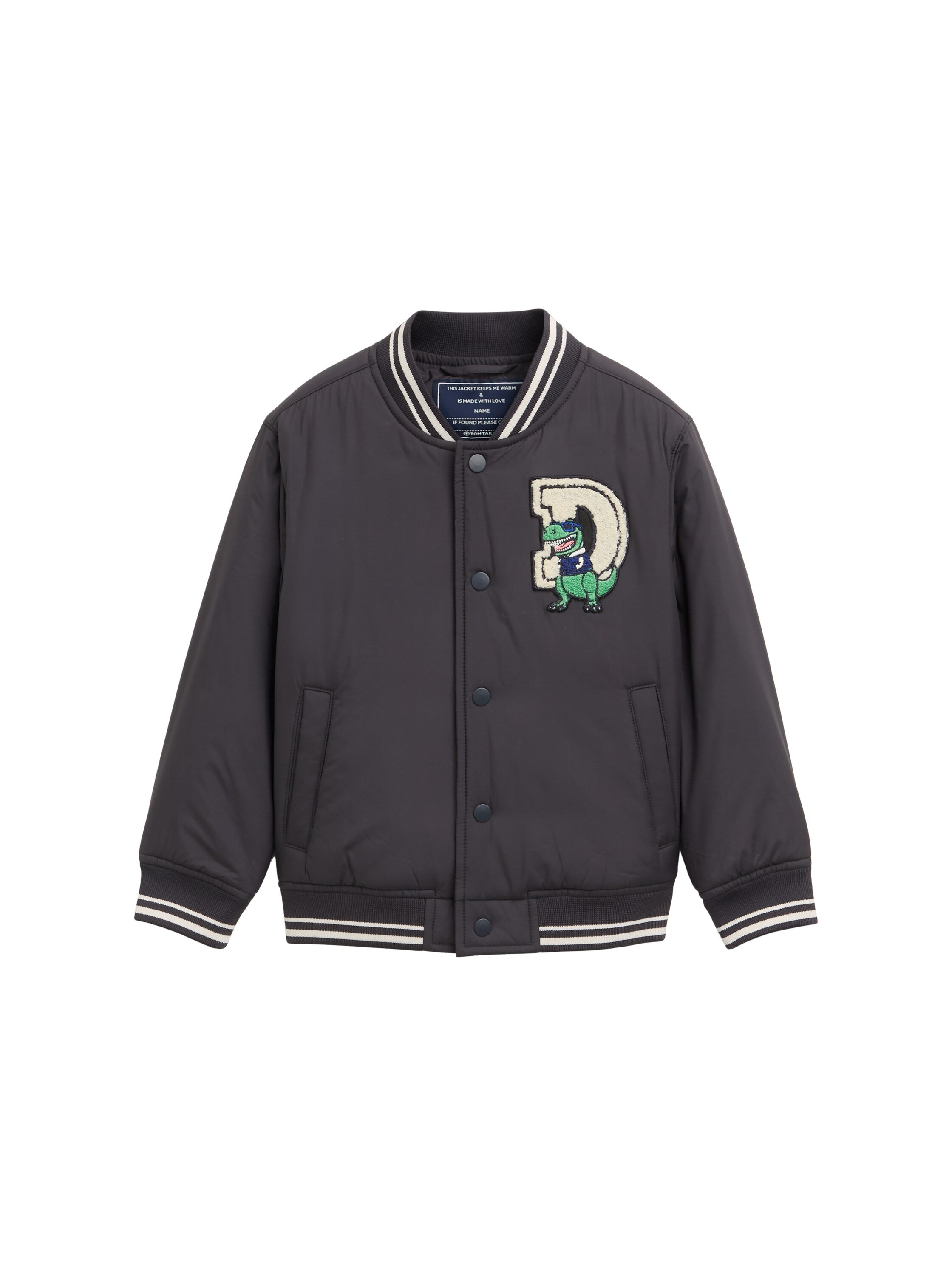 Tom Tailor Denim Bomberjacke Kinder Männlich coal grey