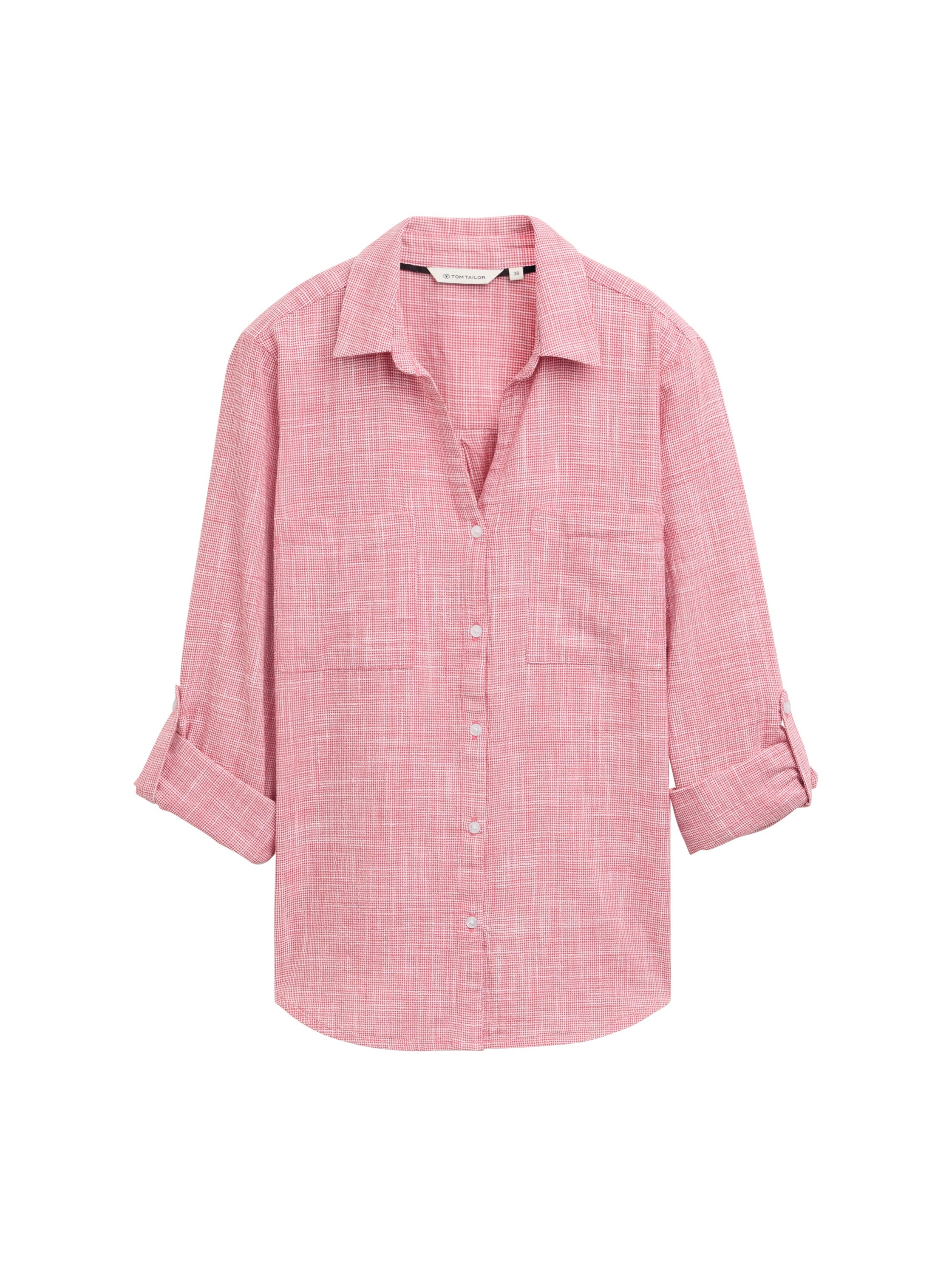 Tom Tailor Denim Bluse Damen Regular Fit Nachhaltige Baumwolle