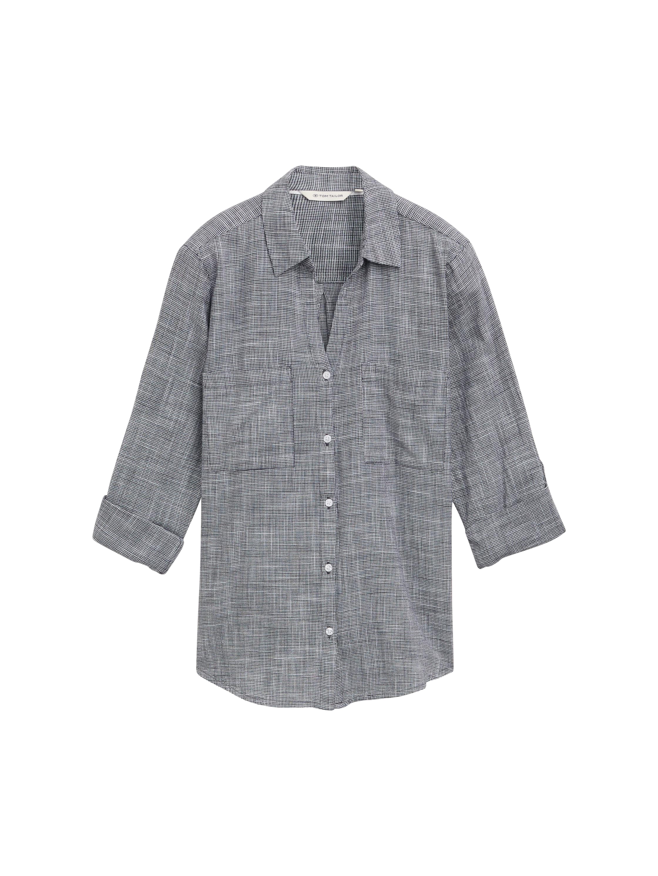 Tom Tailor Denim Bluse Damen Regular Fit Nachhaltige Baumwolle