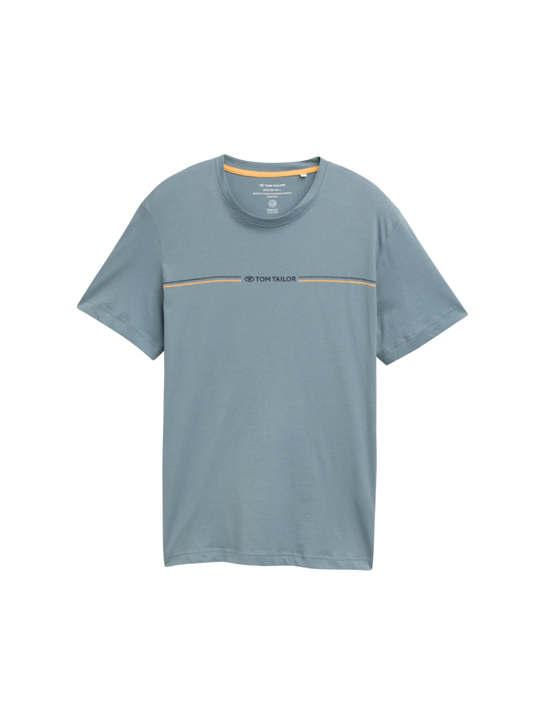 Tom Tailor Denim T-Shirt Herren Print Regular Fit