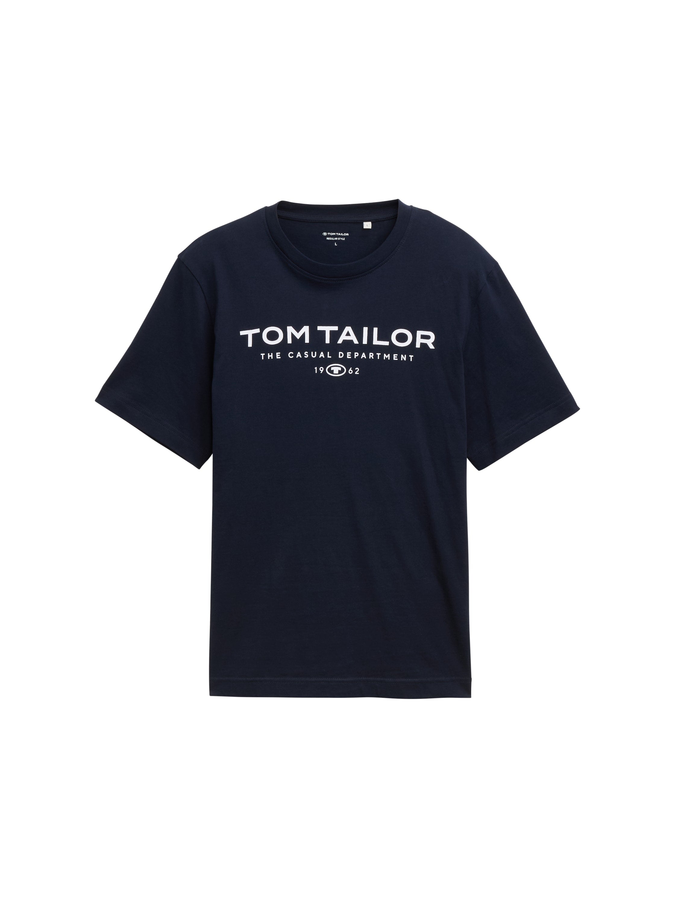 Tom Tailor Denim Basic T-Shirt Erwachsene Männlich Logo-Print
