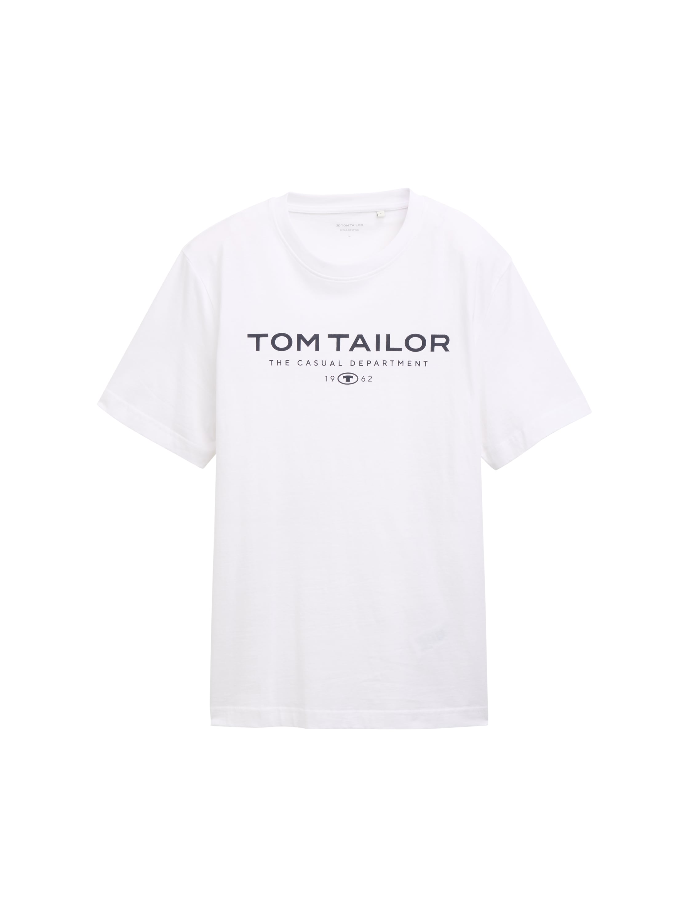 Tom Tailor Denim Basic T-Shirt Erwachsene Männlich Logo-Print