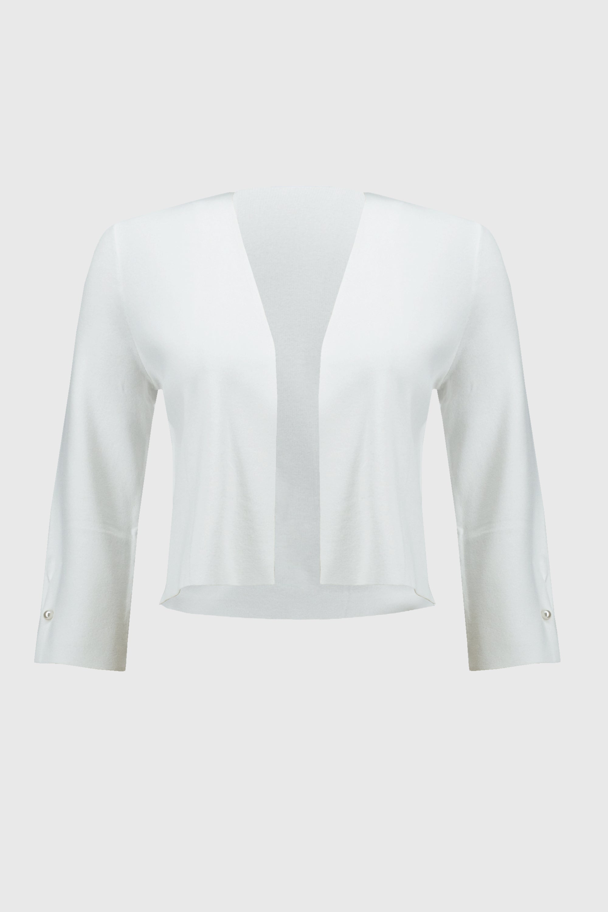 Jäckchen aus Strick mit Perlenverzierung