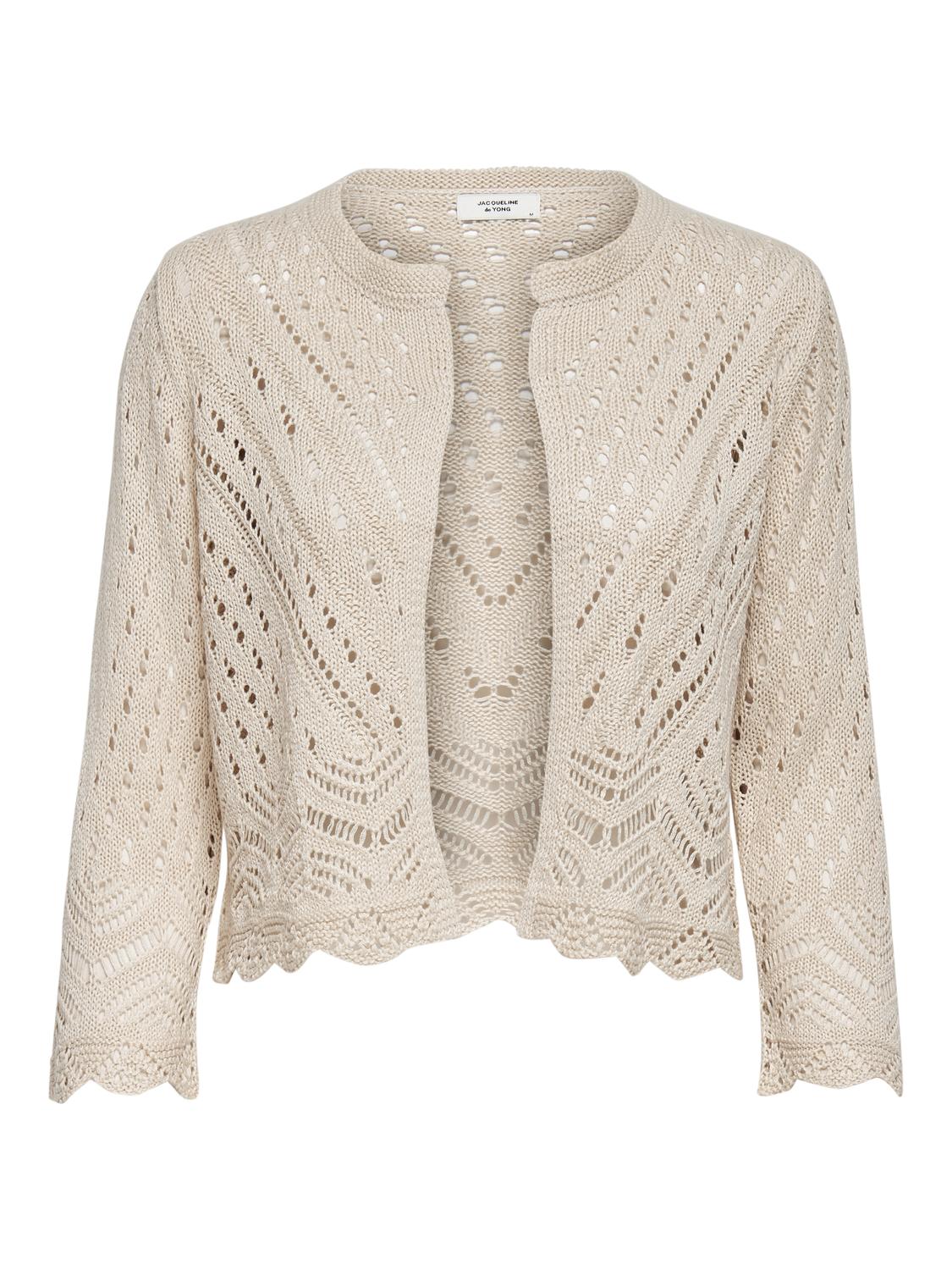 JDY Strickjacke Damen in Hellgrau