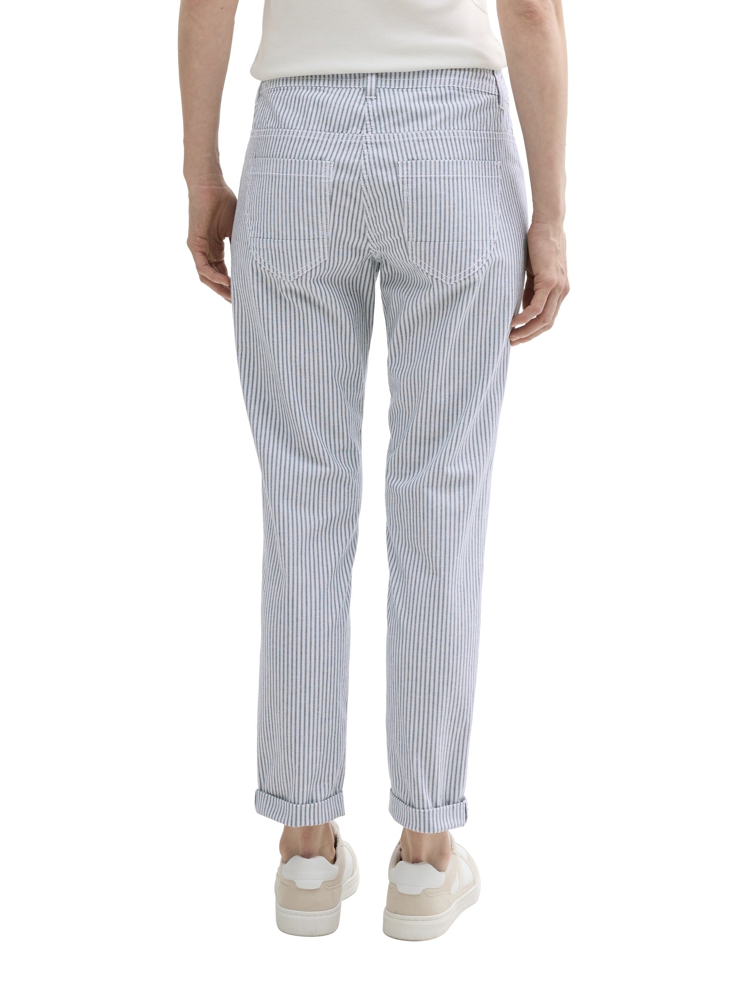 Tom Tailor Denim Cropped Hose mit Kordelzug für Damen