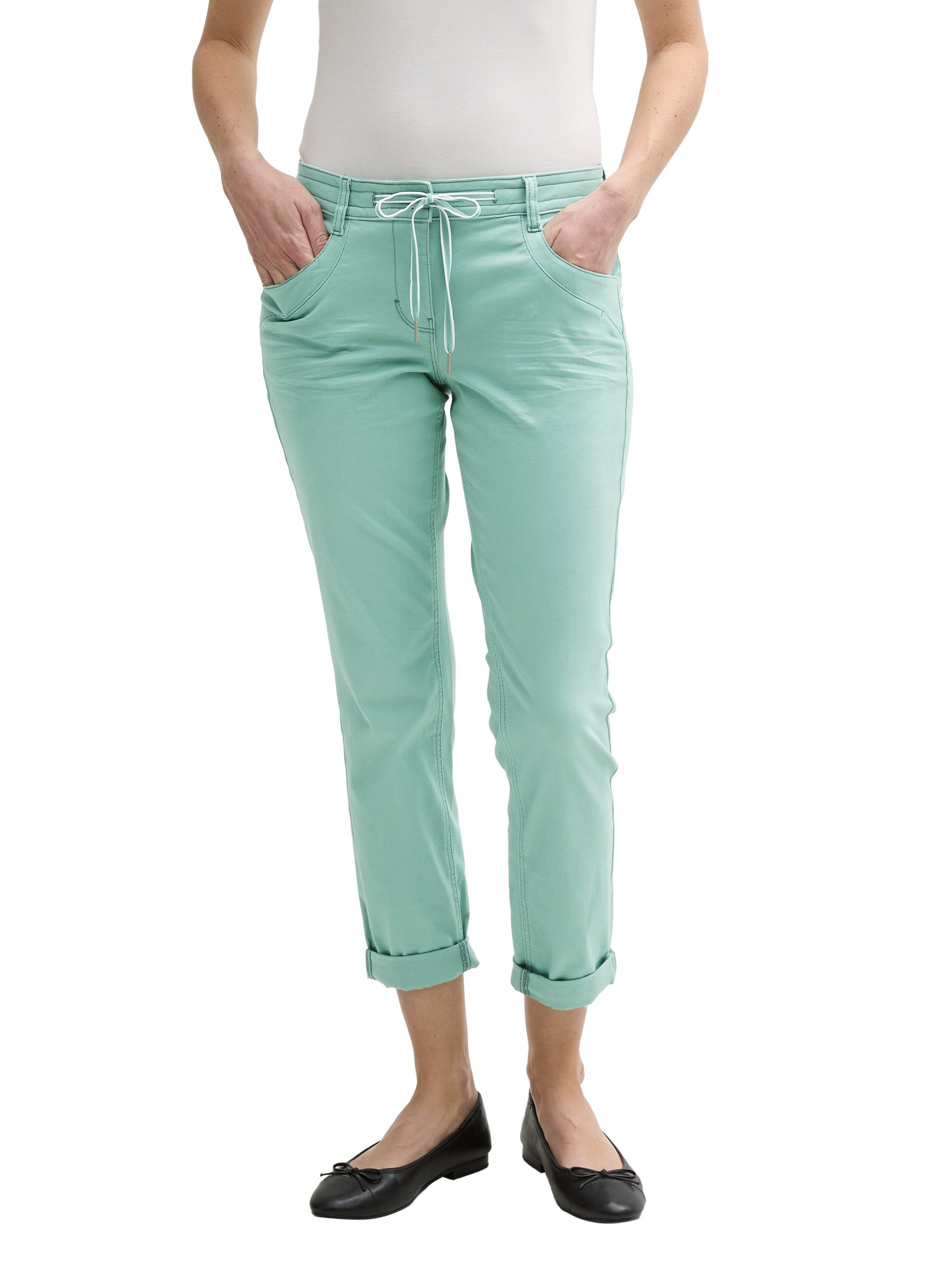 Tom Tailor Damen Jeans Tapered Relaxed Fit