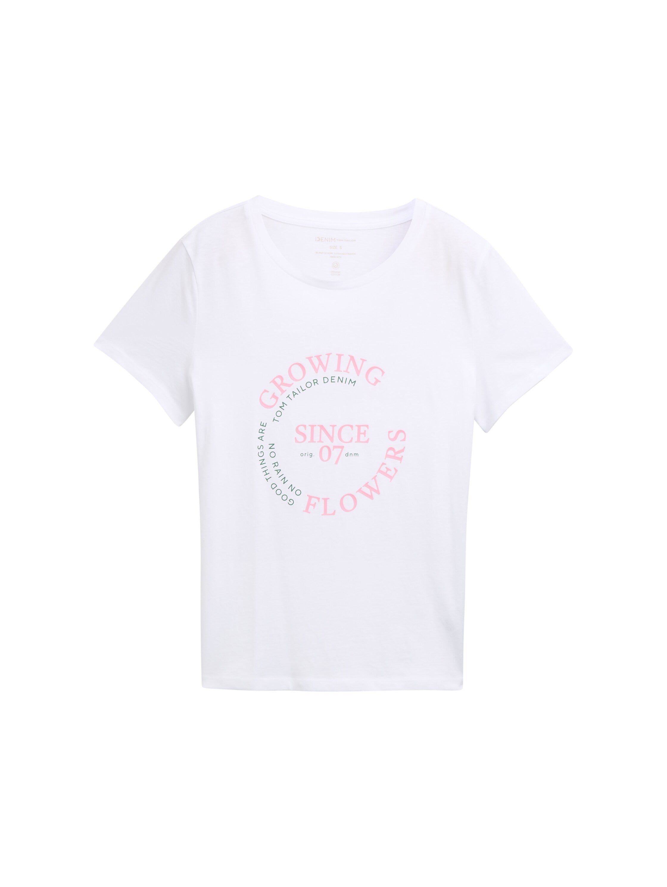 Tom Tailor Denim Basic T-Shirt Erwachsene mit Print