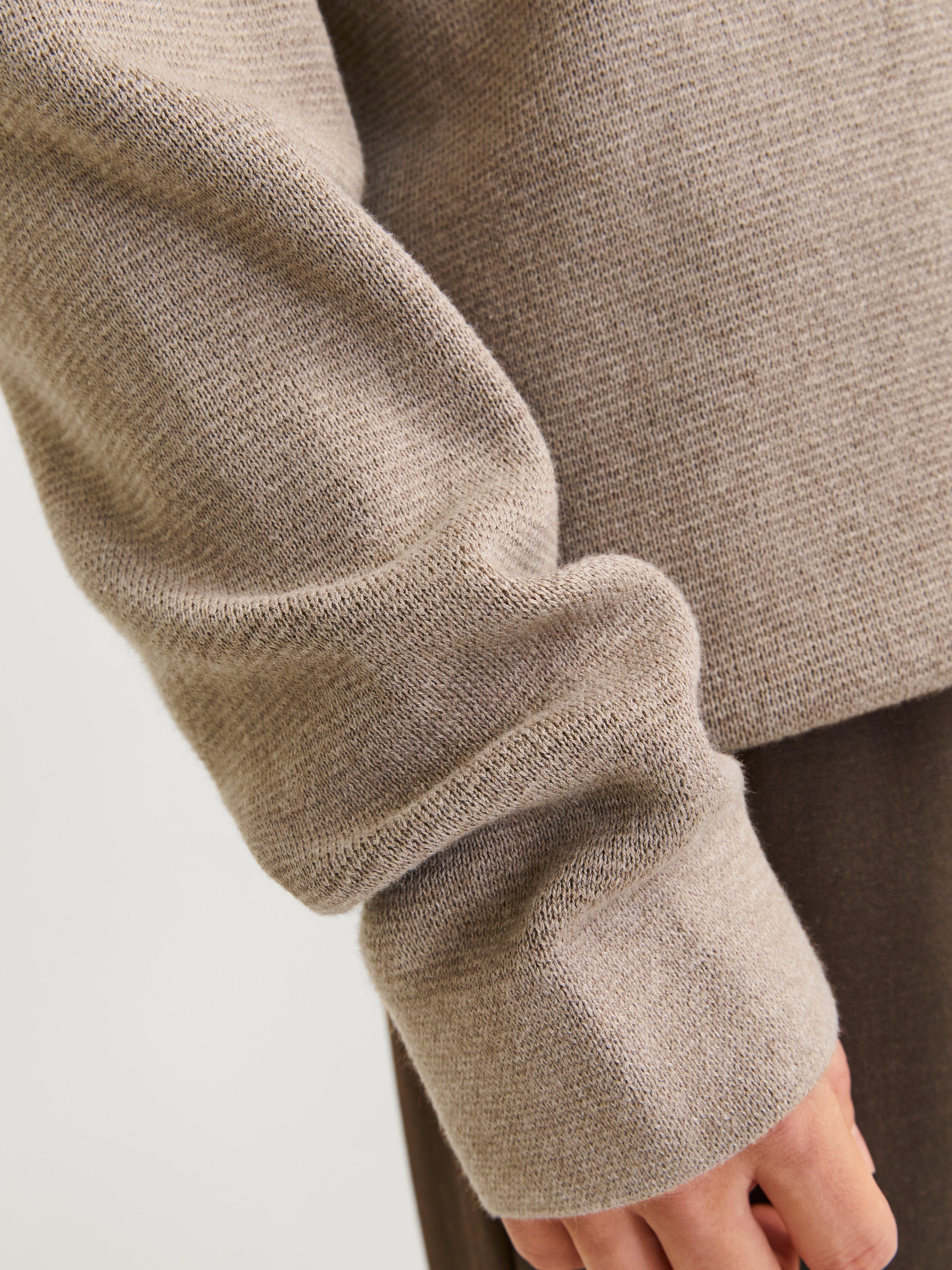 Bestseller Basic Strickpullover Herren Bequem Baumwolle