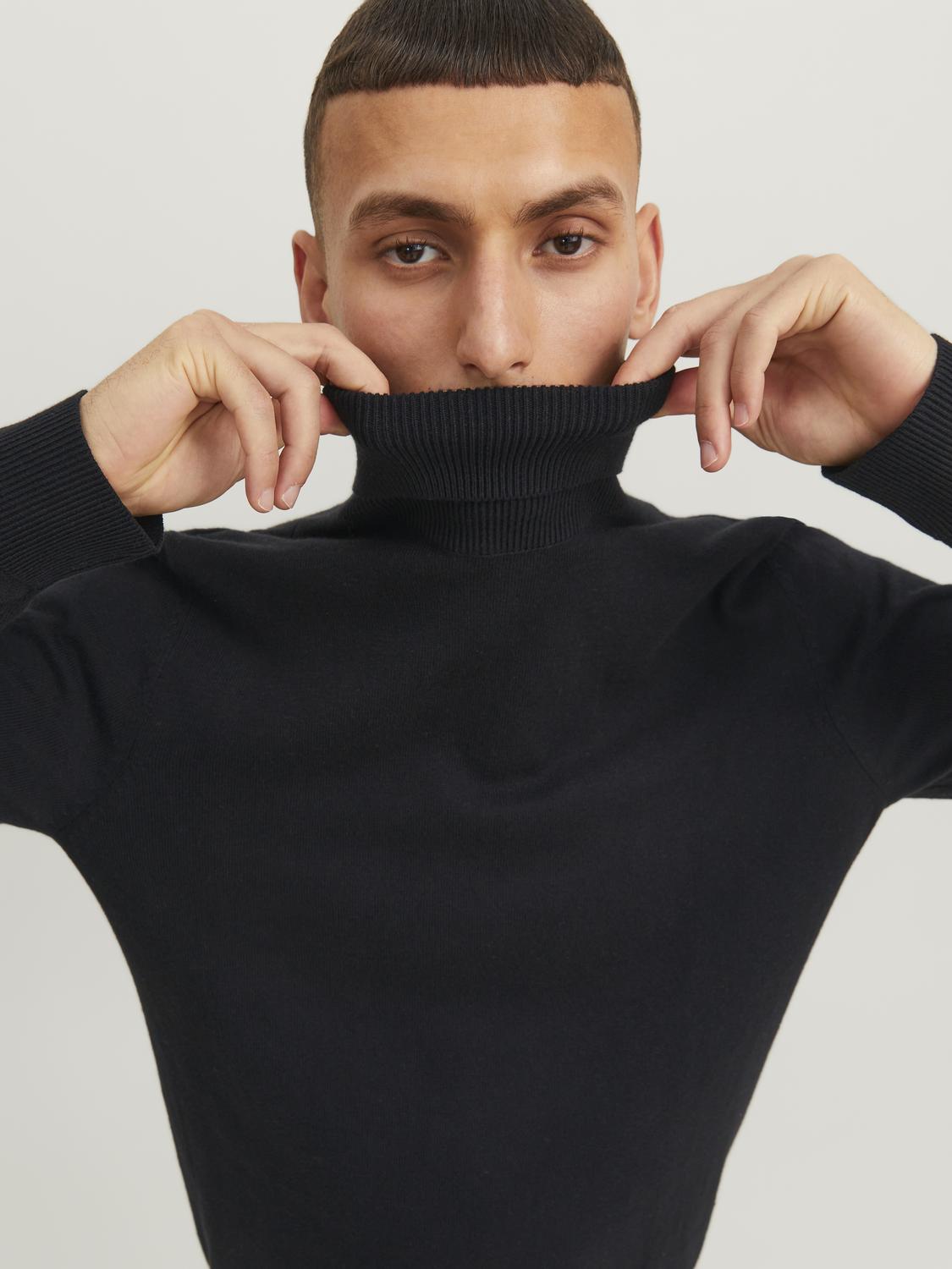 Bestseller Strickpullover für Erwachsene mit Rollkragen und Knit Fit