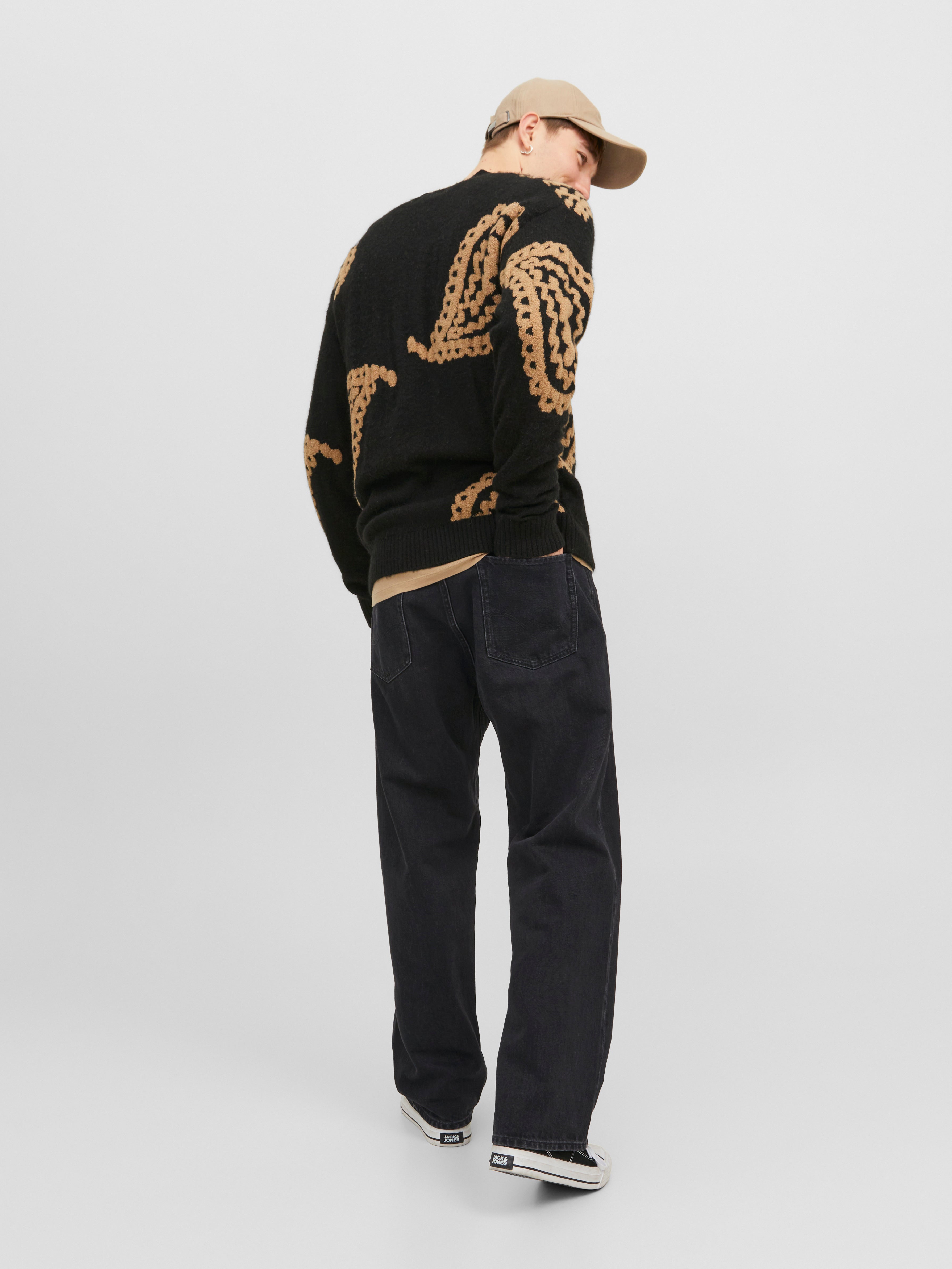 Original Baggy Fit Jeans Damen Stonewashed Blue