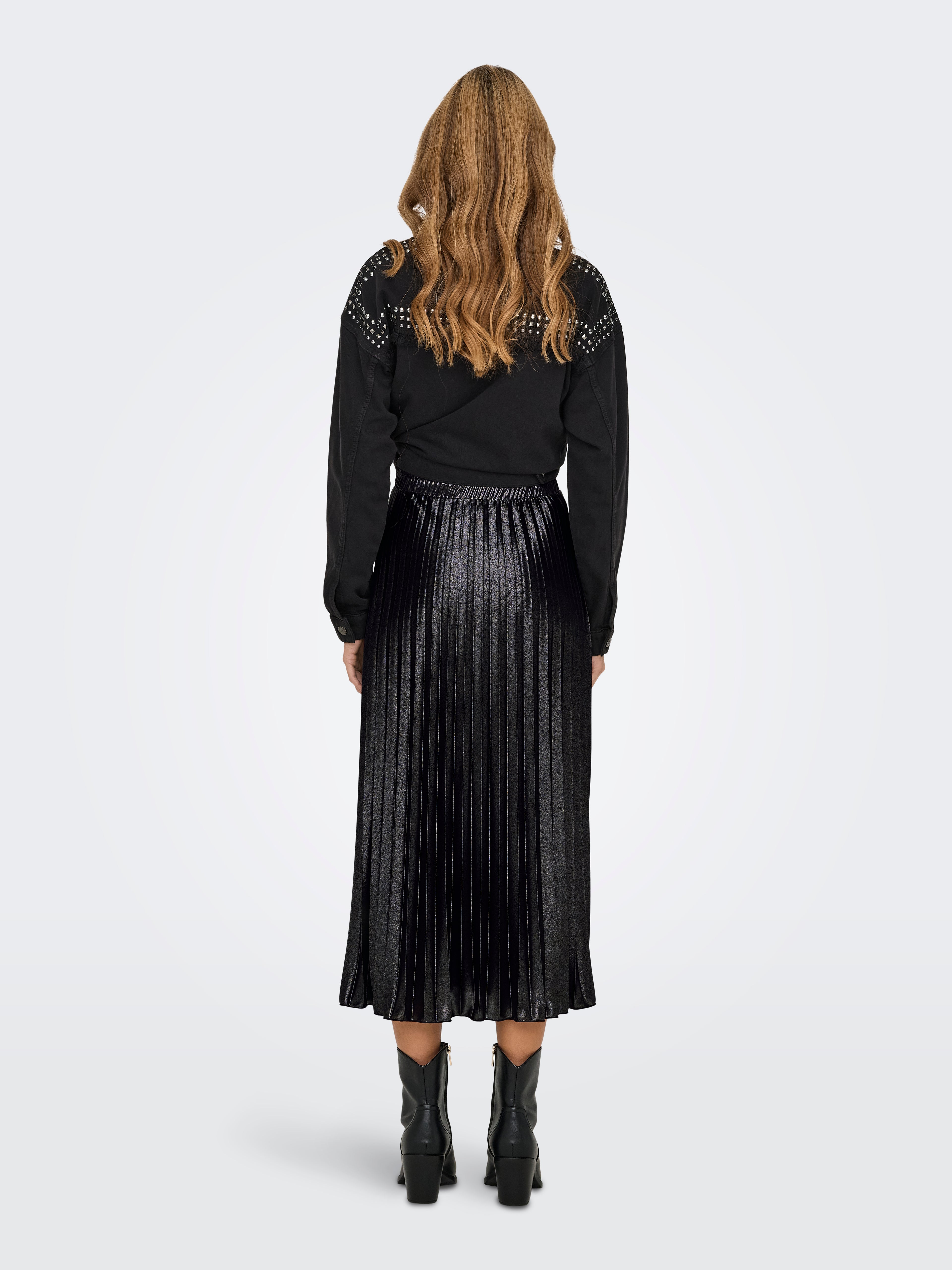 Bestseller Plissierter Rock Damen Kombinationswunder Elastischer Bund