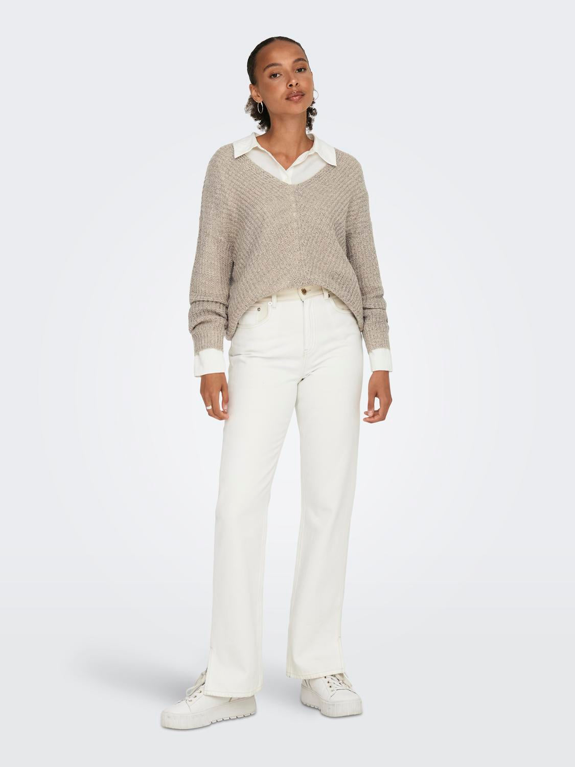 JDY Strickpullover Damen Flexibel und Trendig