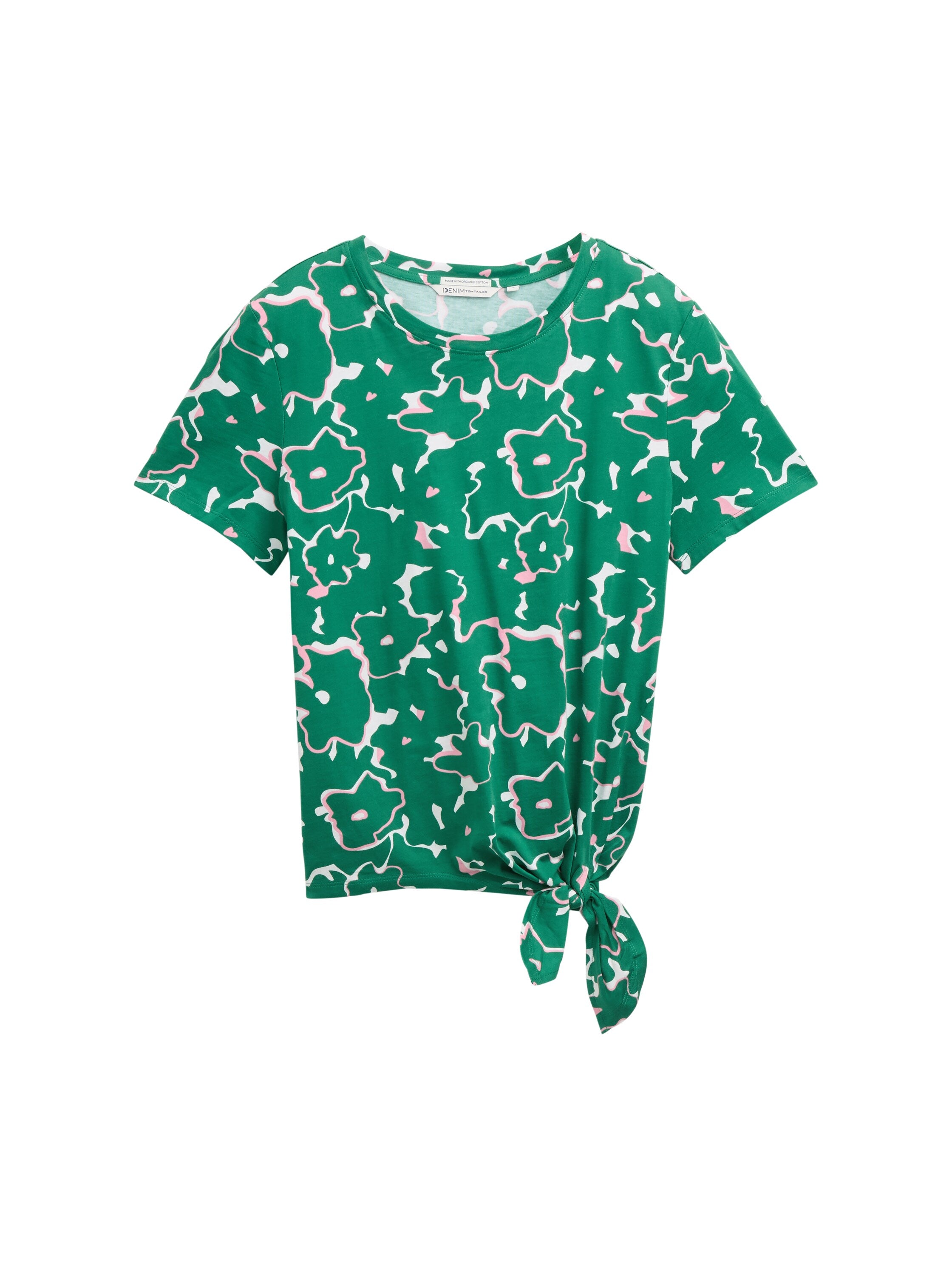 T-Shirt mit Knoten-Detail