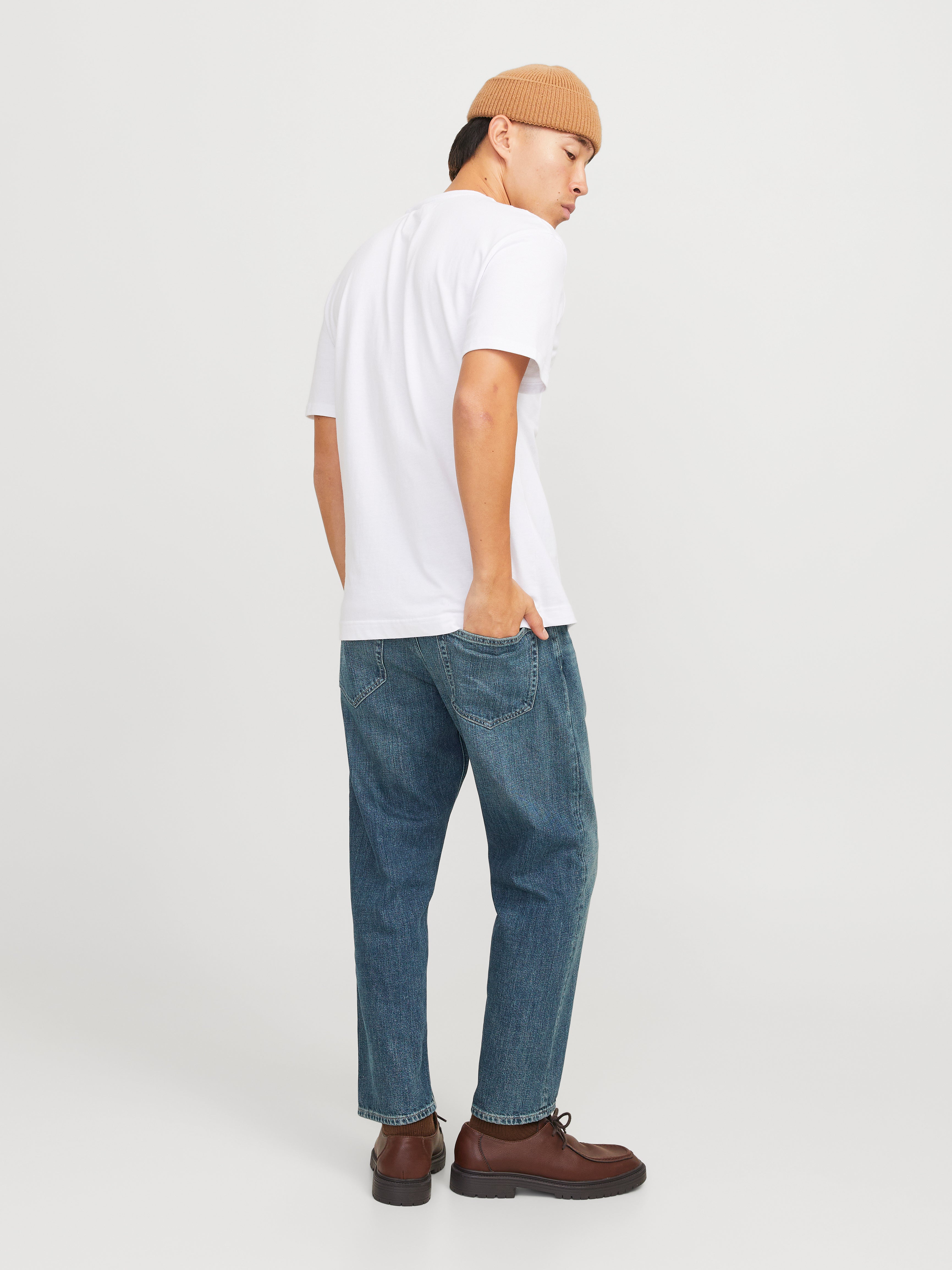 Original Tapered Fit Jeans Damen Stonewashed Blue