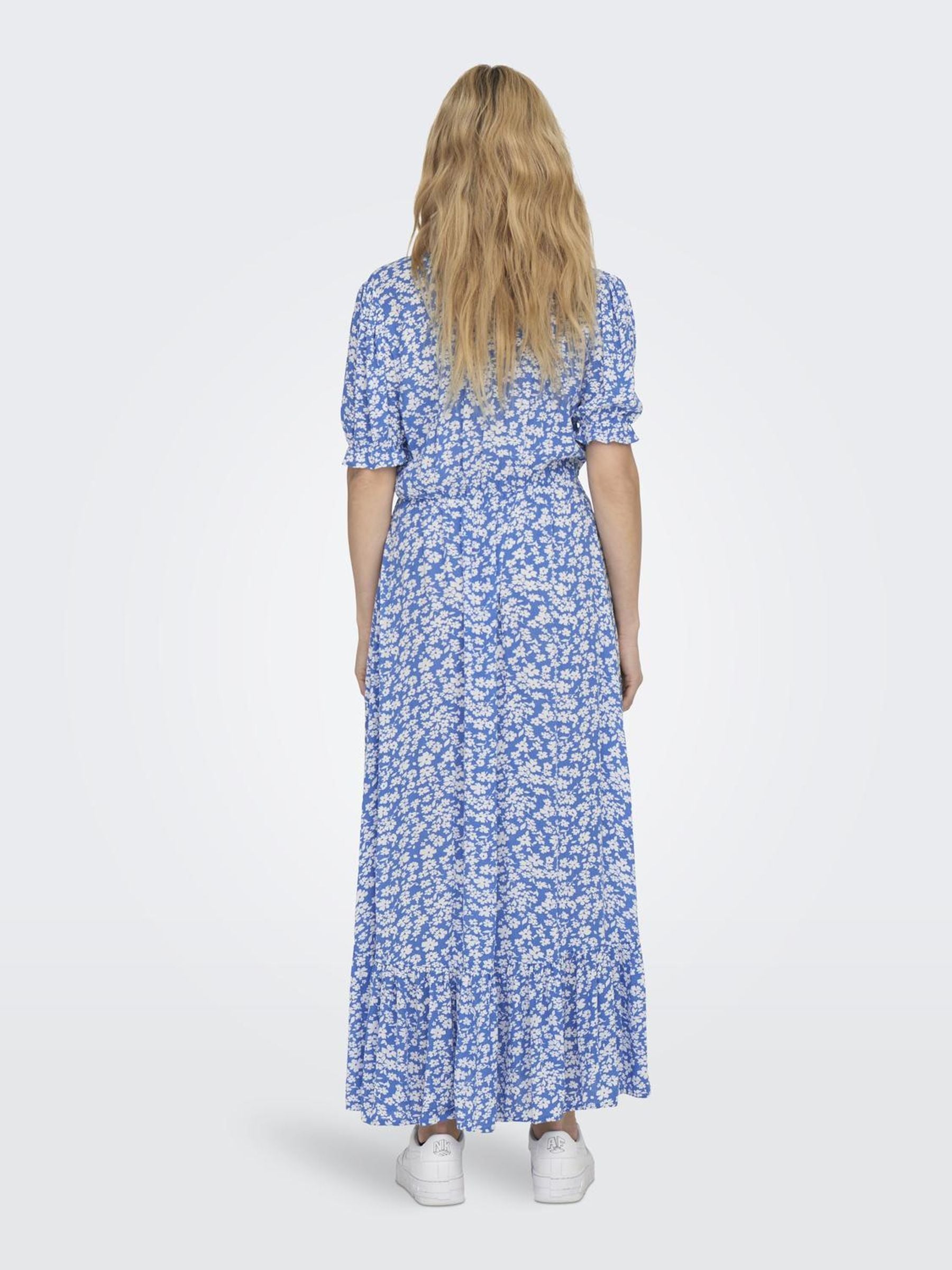 Bestseller Sommerkleid Damen Maxi Elastische Taille