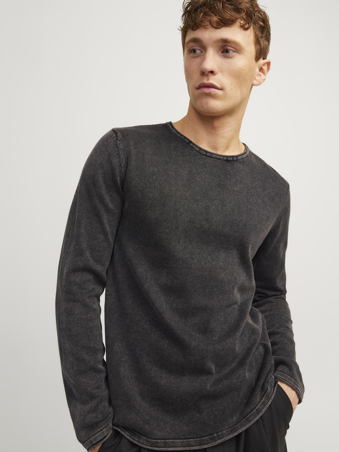 Bestseller Strickpullover für Männer mit Acid Wash