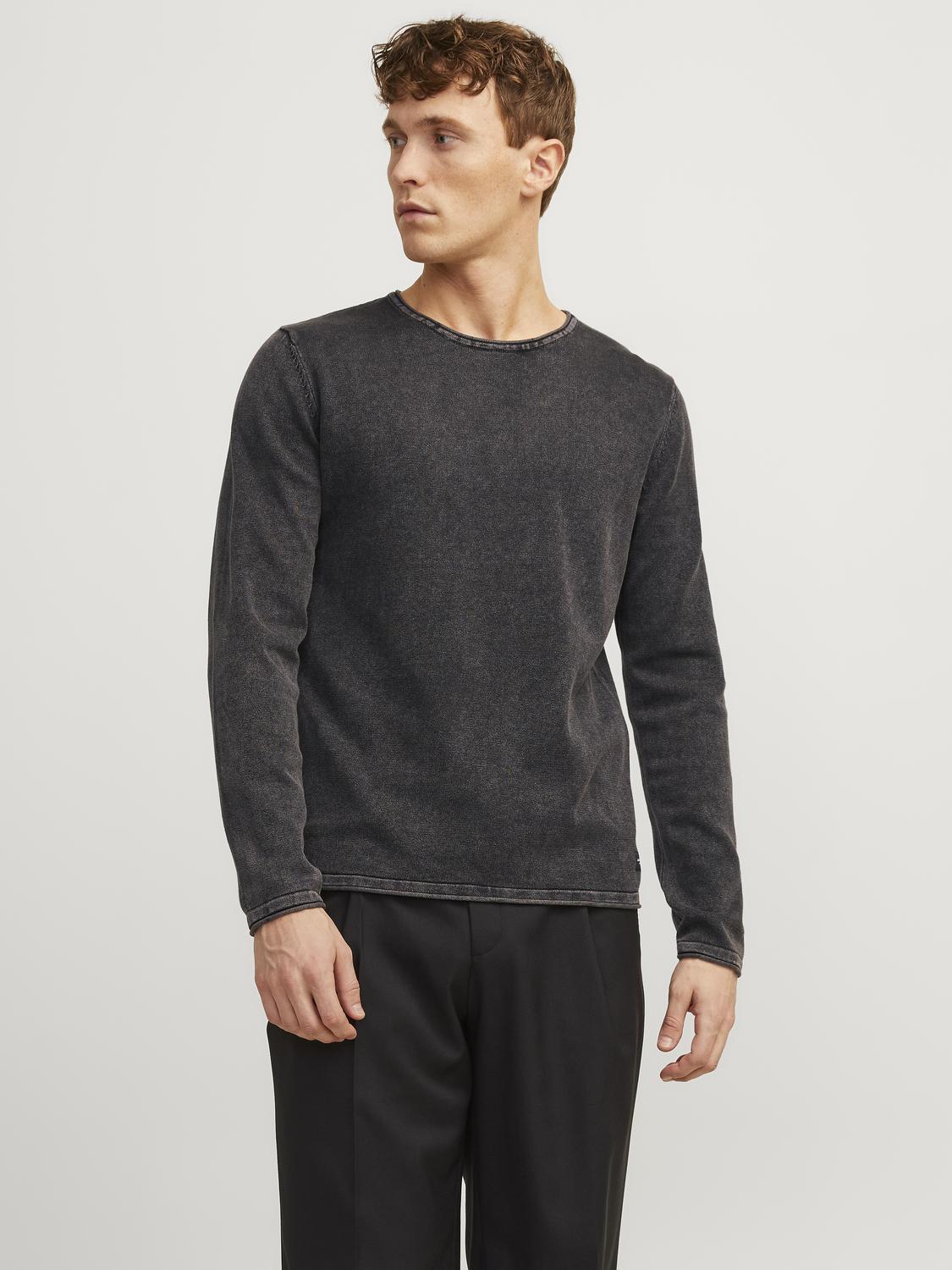 Bestseller Strickpullover für Männer mit Acid Wash