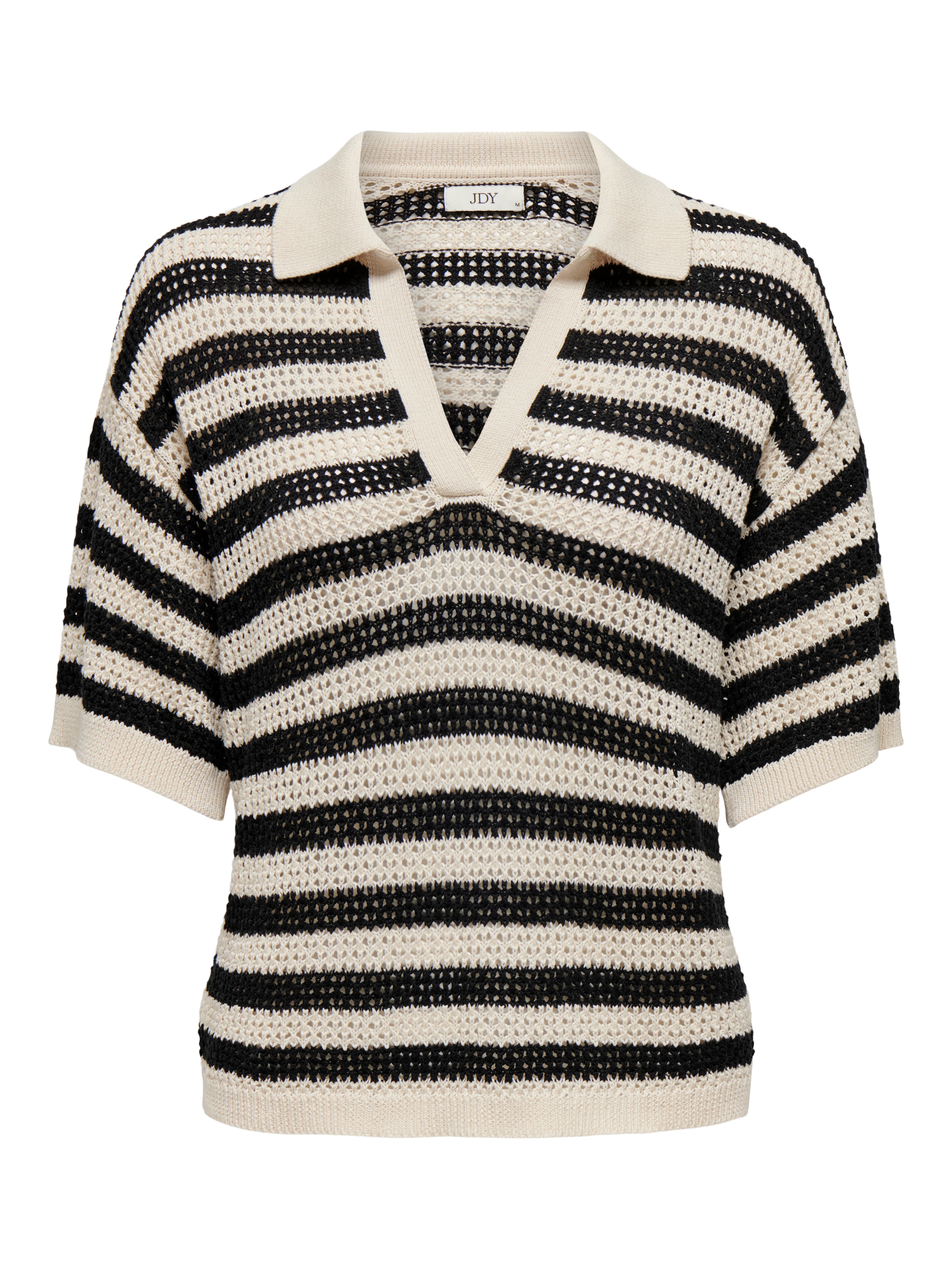 JDYTIKKA S/S POLO PULLOVER KNT NOOS