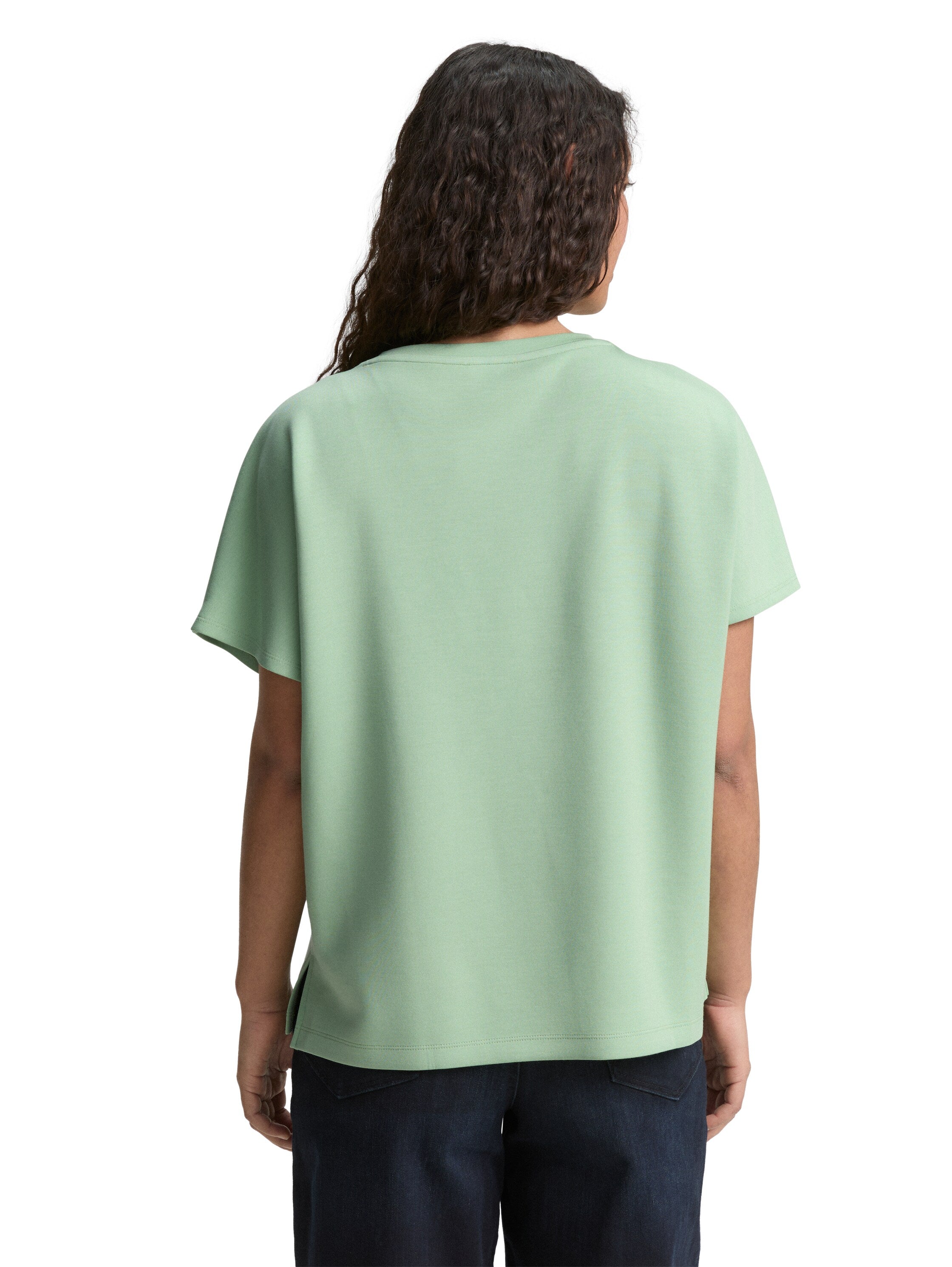 Tom Tailor Denim T-Shirt Damen Print Scuba-Stoff