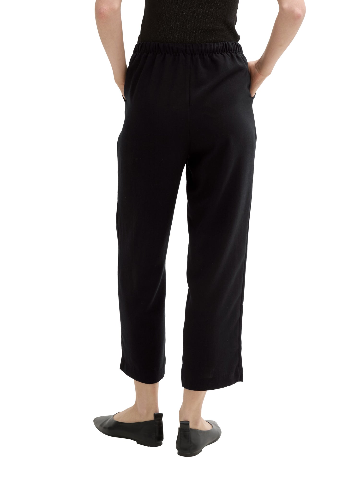 Tom Tailor Denim Loose Fit Hose Erwachsene Weiblich mit elastischem Bund