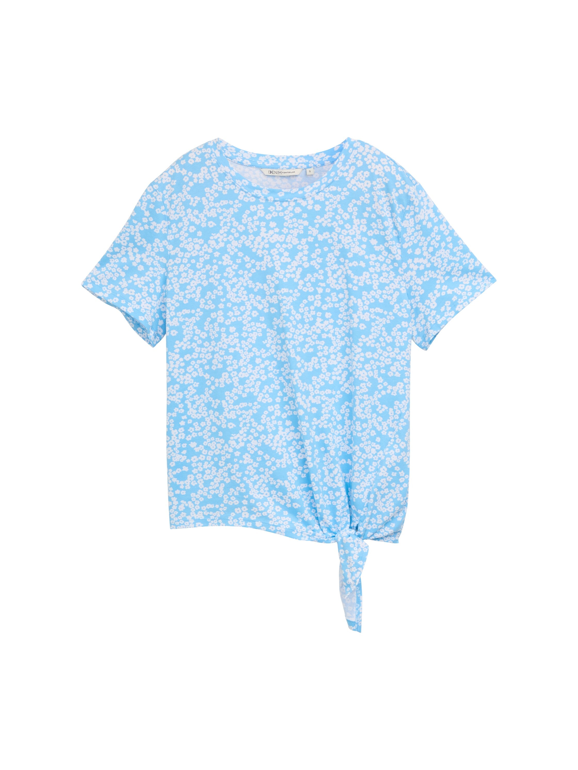 T-Shirt mit Knoten-Detail