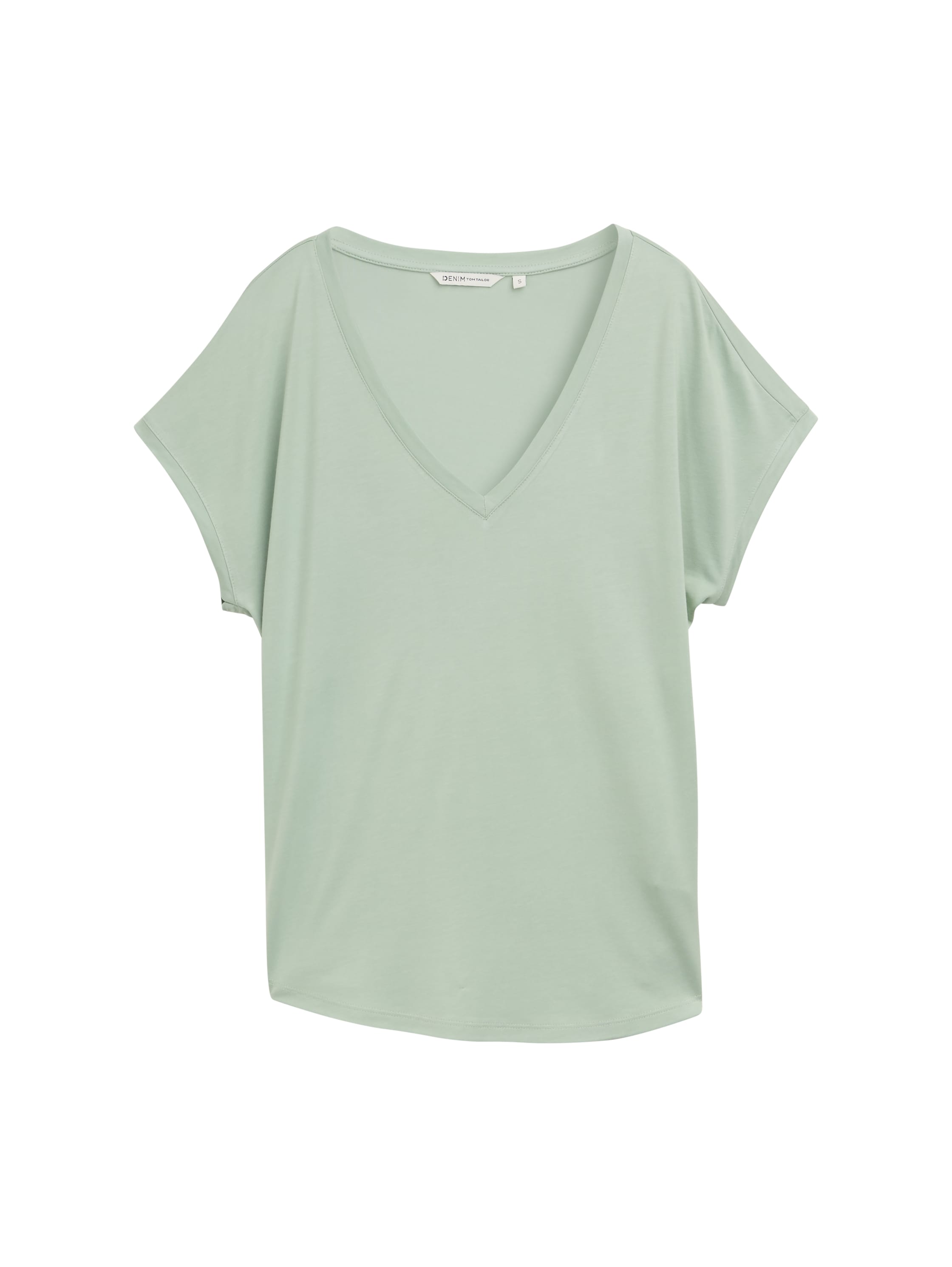 Loose Fit T-Shirt mit V-Ausschnitt