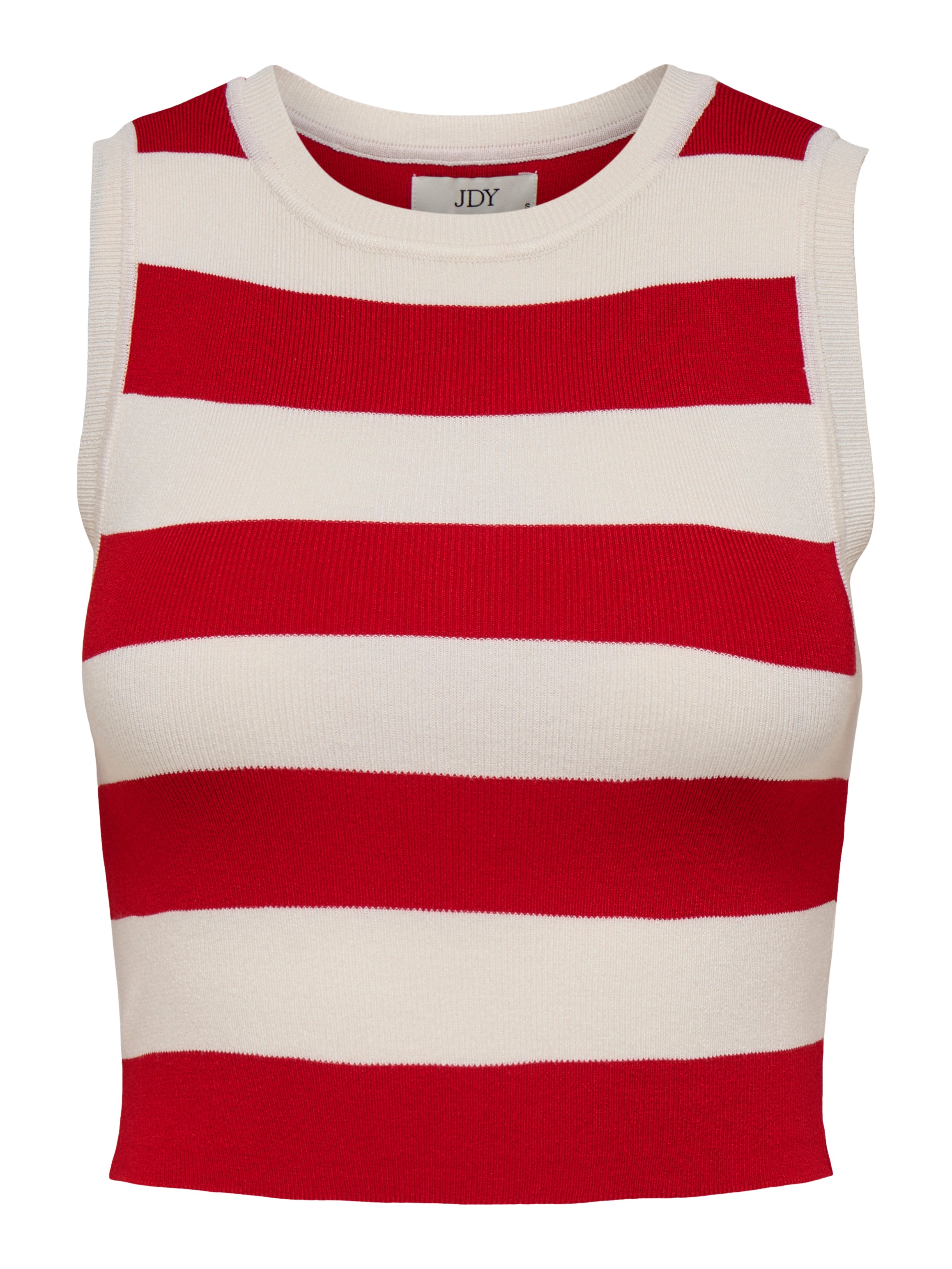 JDYCIRKELINE S/L CROP TOP KNT